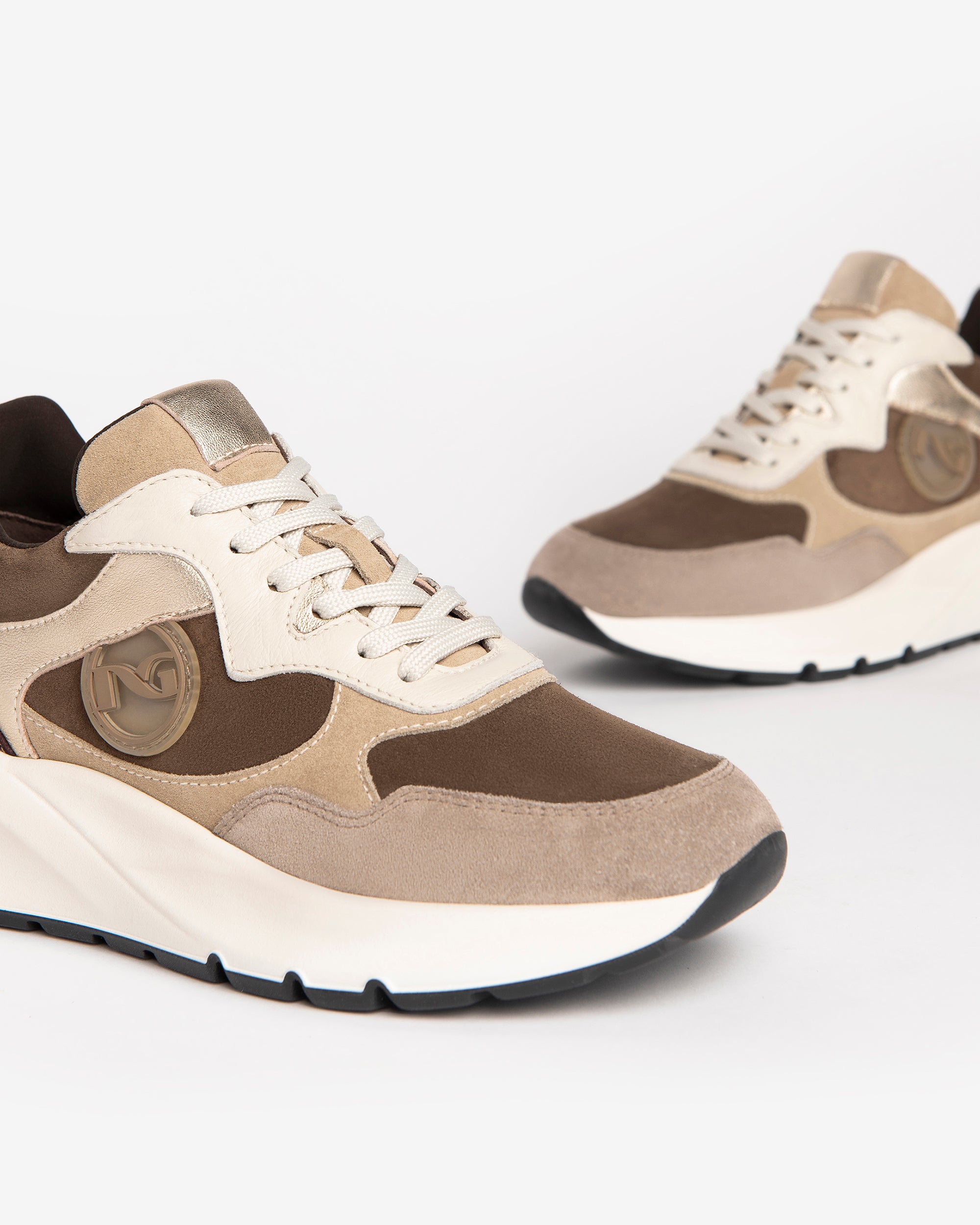NeroGiardini Sneakers cuir velours femme DryGo
