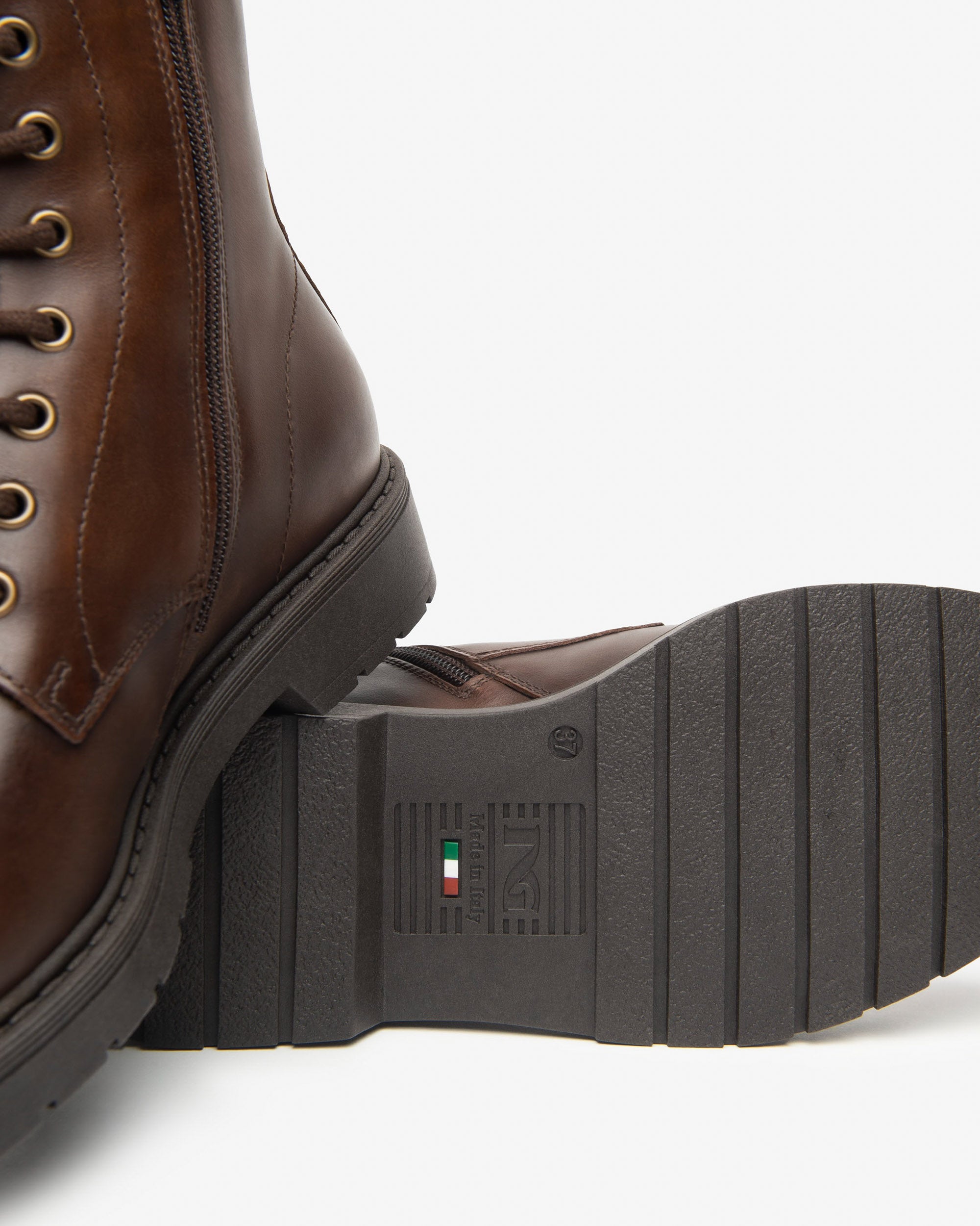 NeroGiardini Bottines Motardes Femme Cuir 30 mm