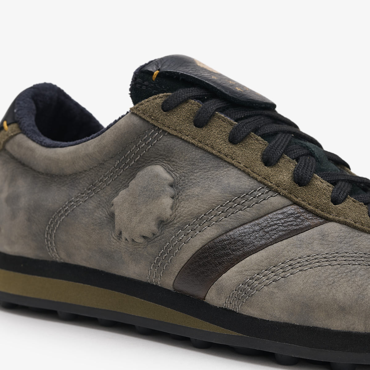 Satorisan Stardust Premium baskets cuir Khakies Black