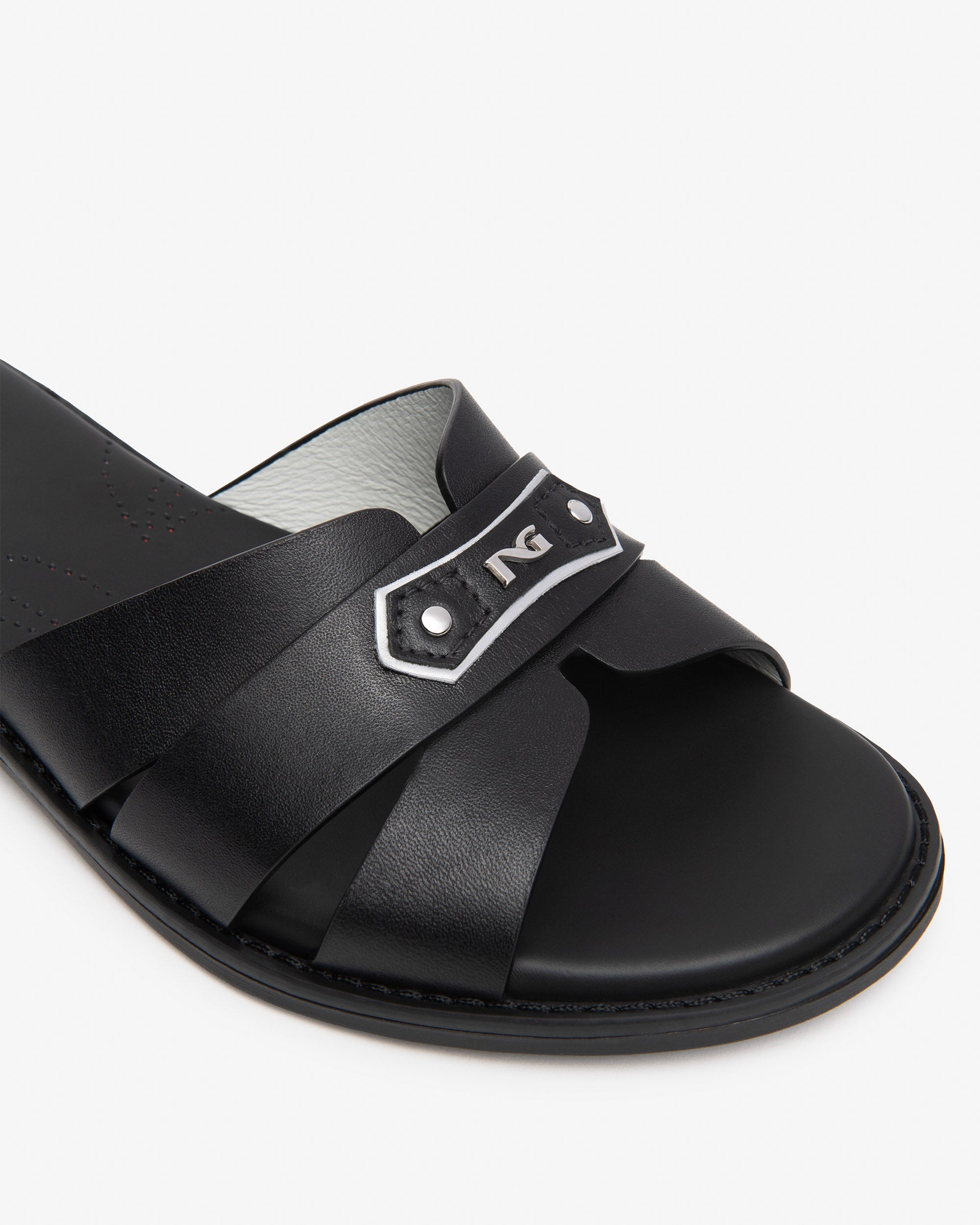Nerogiardini Mules Femme Cuir Été Confort