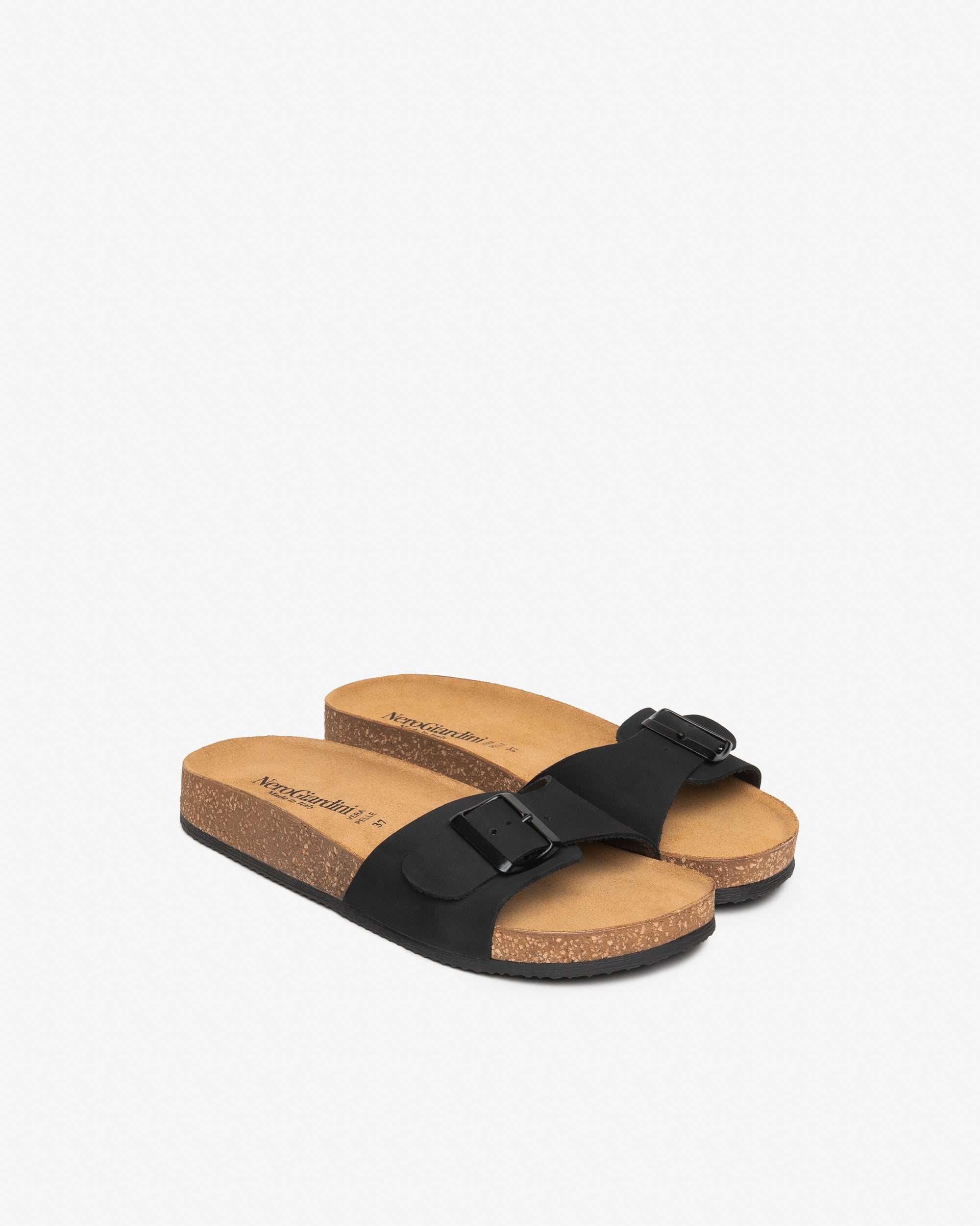 Nerogiardini Mules Femme Cuir Été Confort Quotidien
