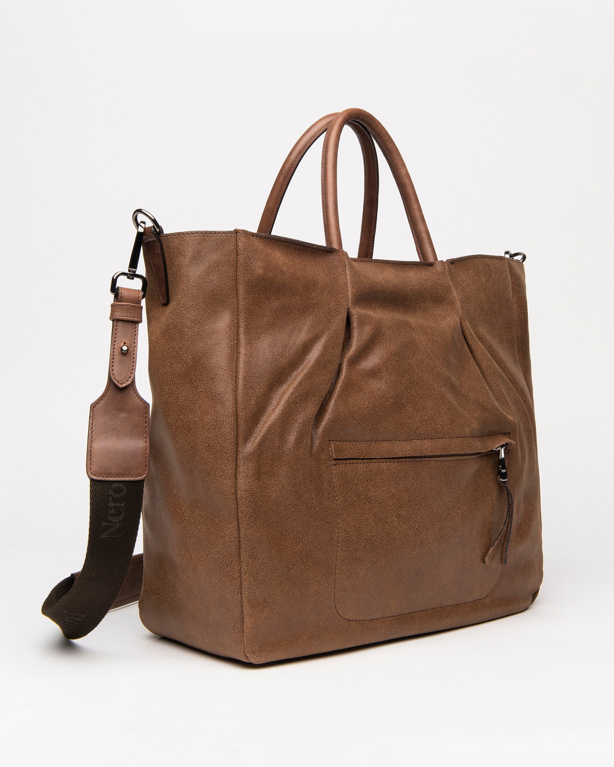 NeroGiardini Cabas femme cuir souple bandoulière PZ