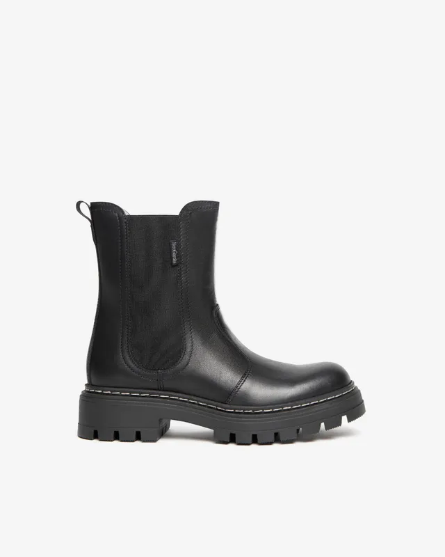 NeroGiardini Bottines Teens Fille Cuir Chelsea Zip 33
