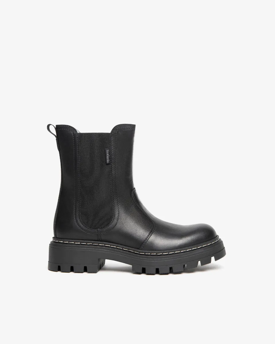 NeroGiardini Bottines Teens Fille Cuir Chelsea Zip 33