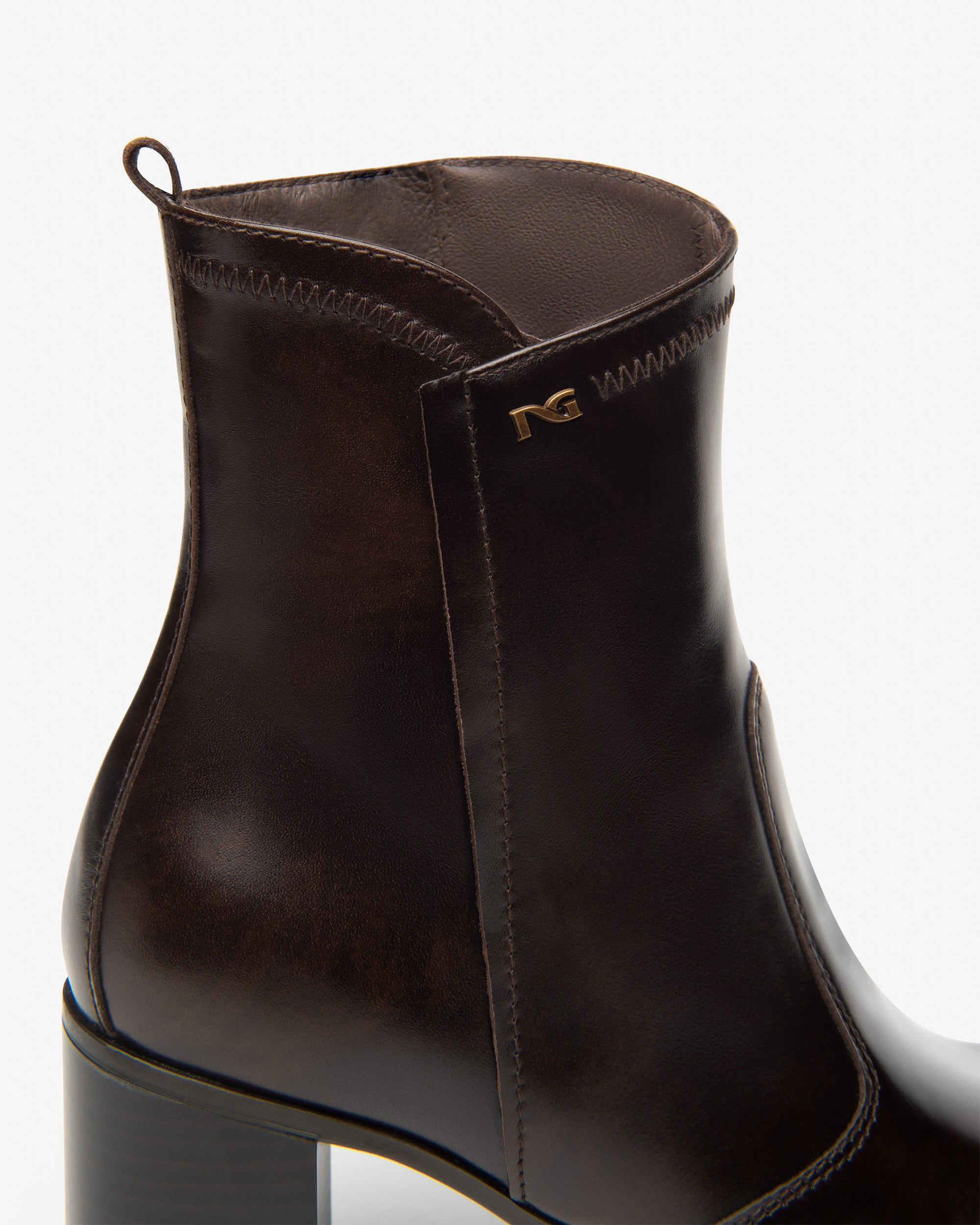 Nerogiardini Bottines Femme Cuir Automne Hiver Confort