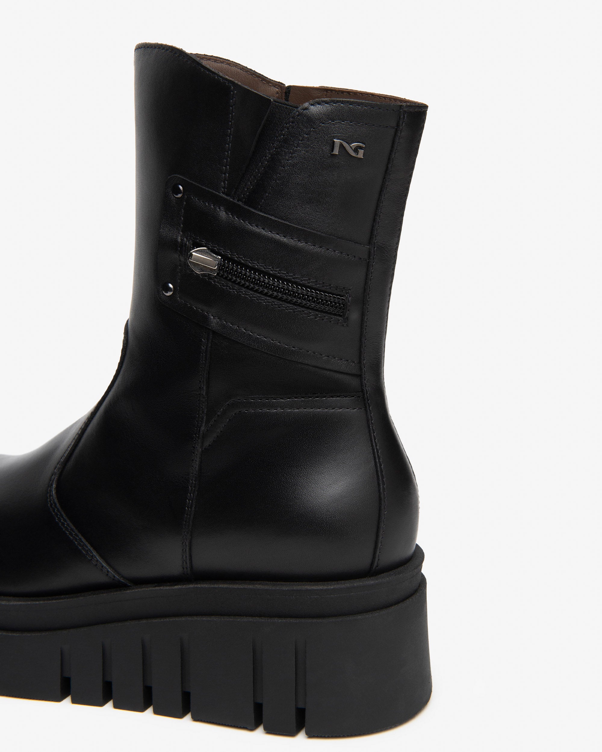 NeroGiardini Bottines bottine femme cuir plateforme