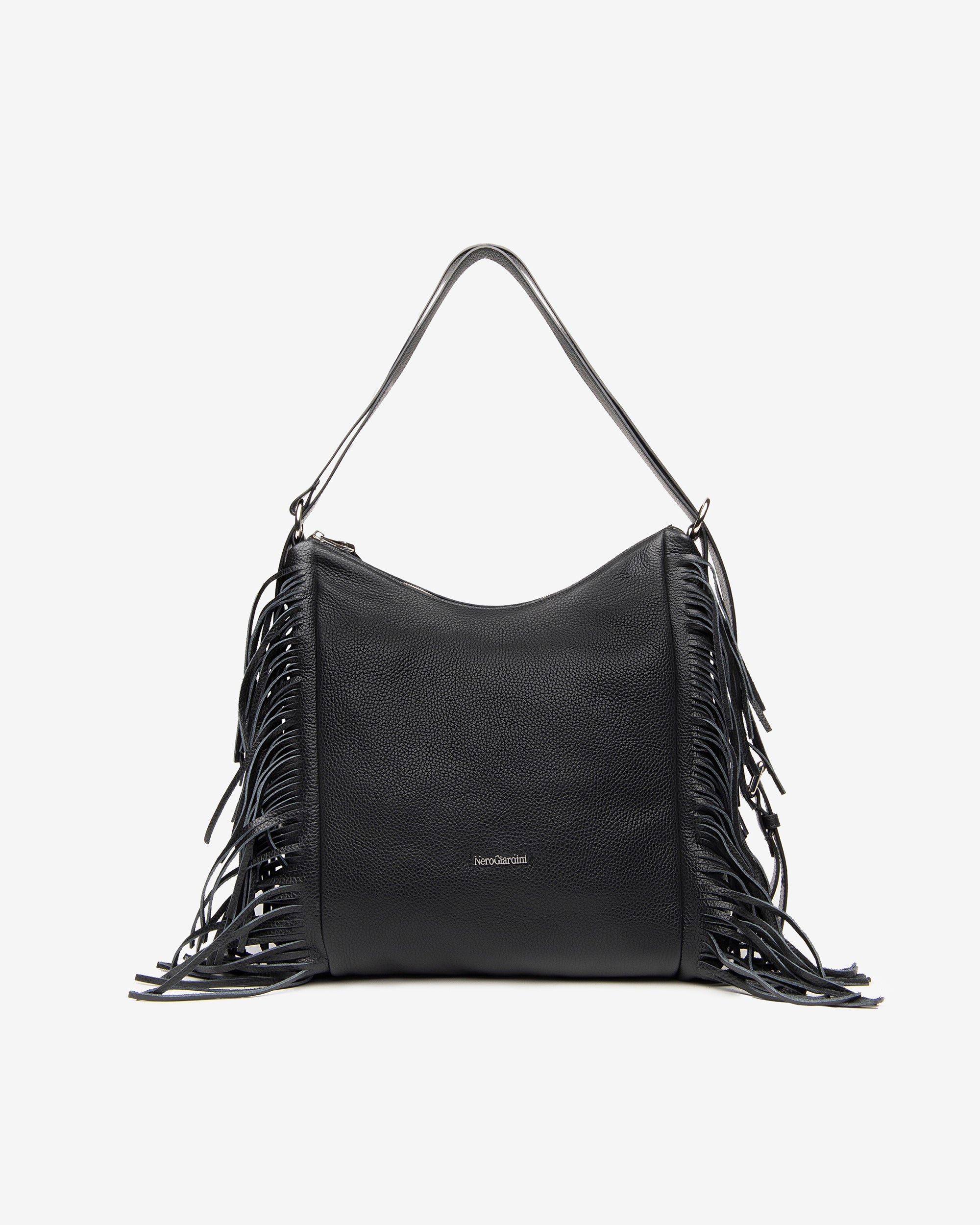 Nerogiardini Sacs Besace Femme sac cuir véritable Italie