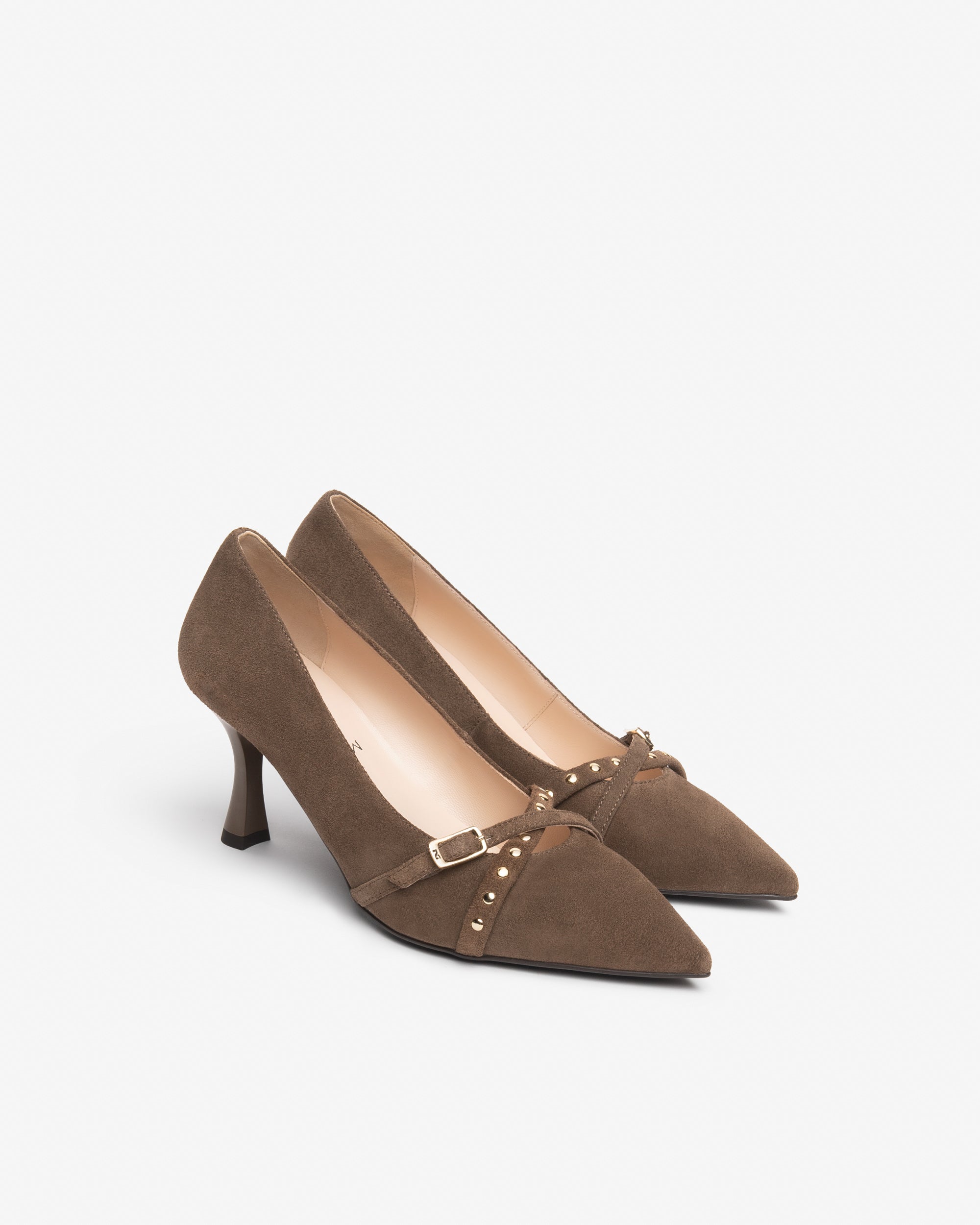 NeroGiardini Escarpins Femme Daim Talon 75mm Pointu