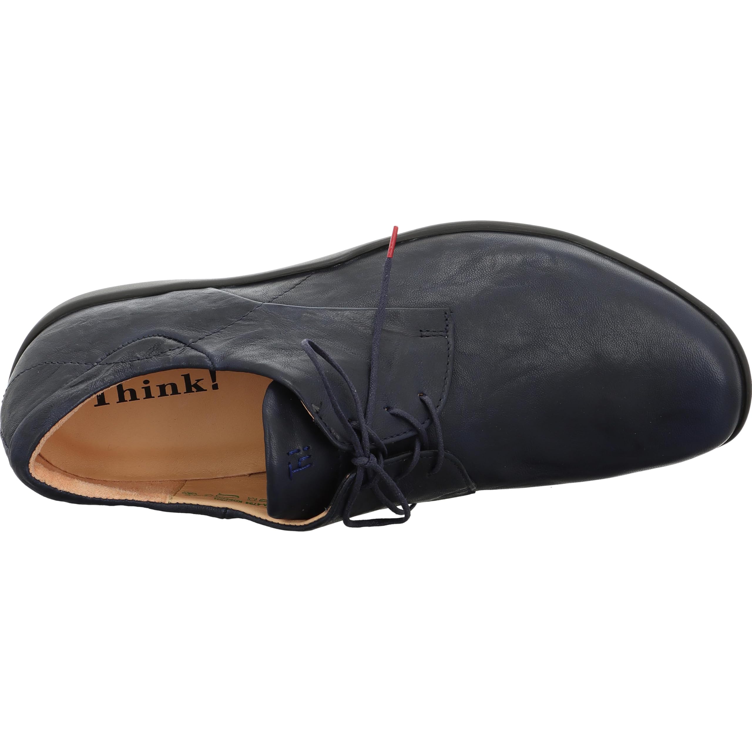 Think Stone chaussures basses cuir bleu marine 42 EU homme