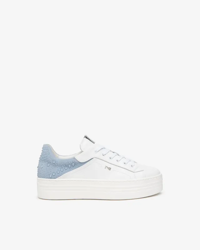 NeroGiardini Sneakers femme cuir velours DryGo