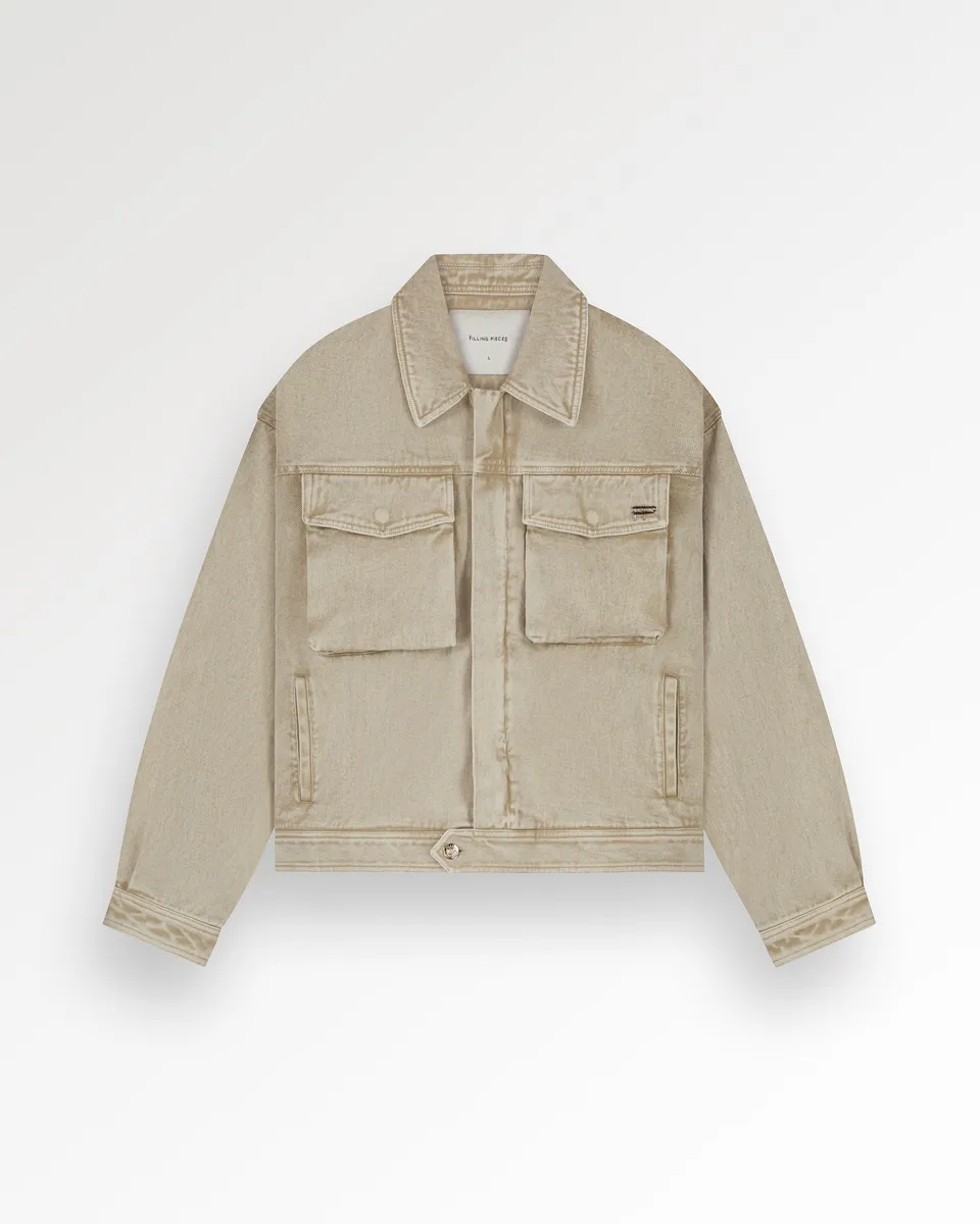 Filling Pieces Denim Jacket Kelp veste jean vert