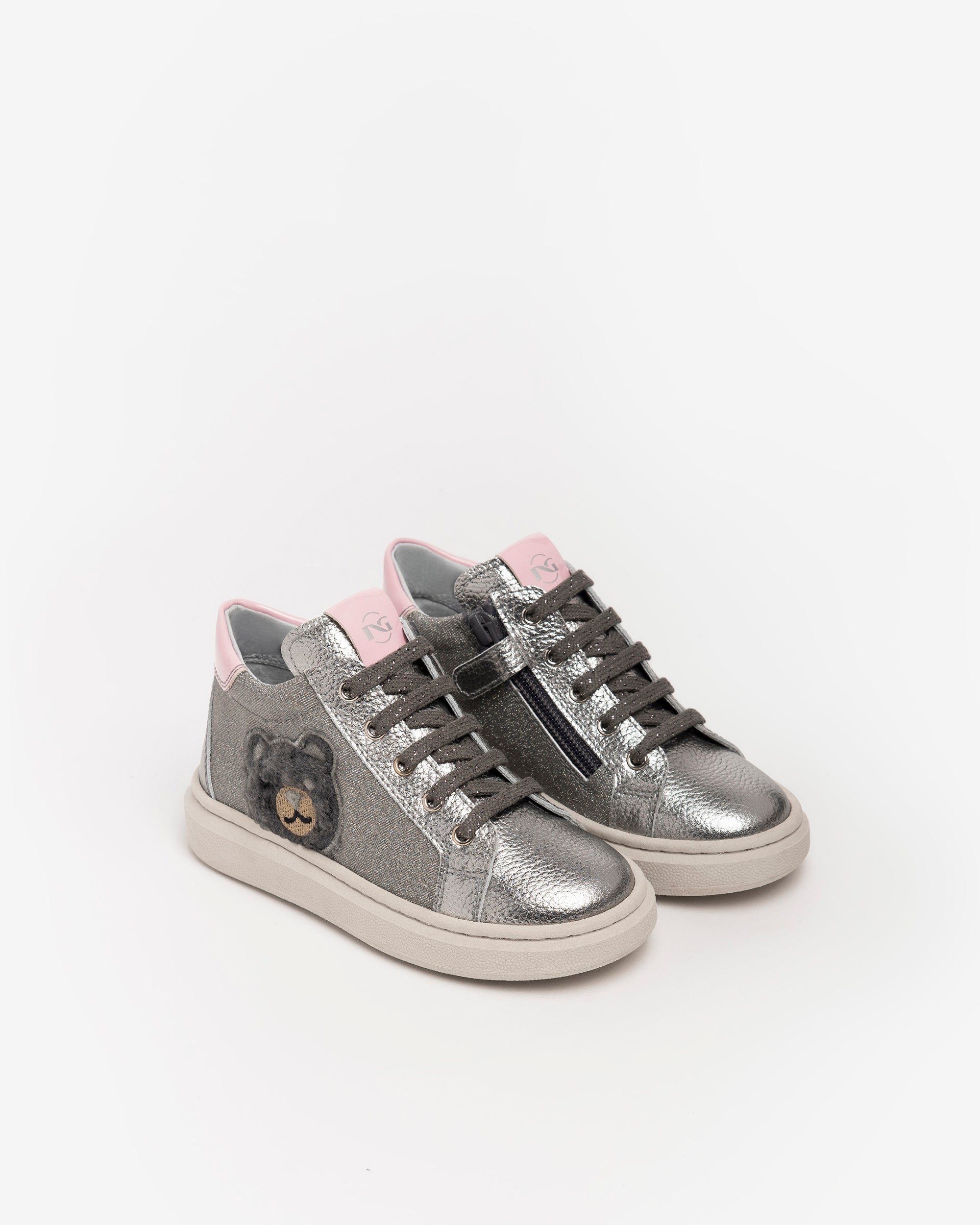 NeroGiardini Kids Sneakers Fille Cuir Baskets Légères