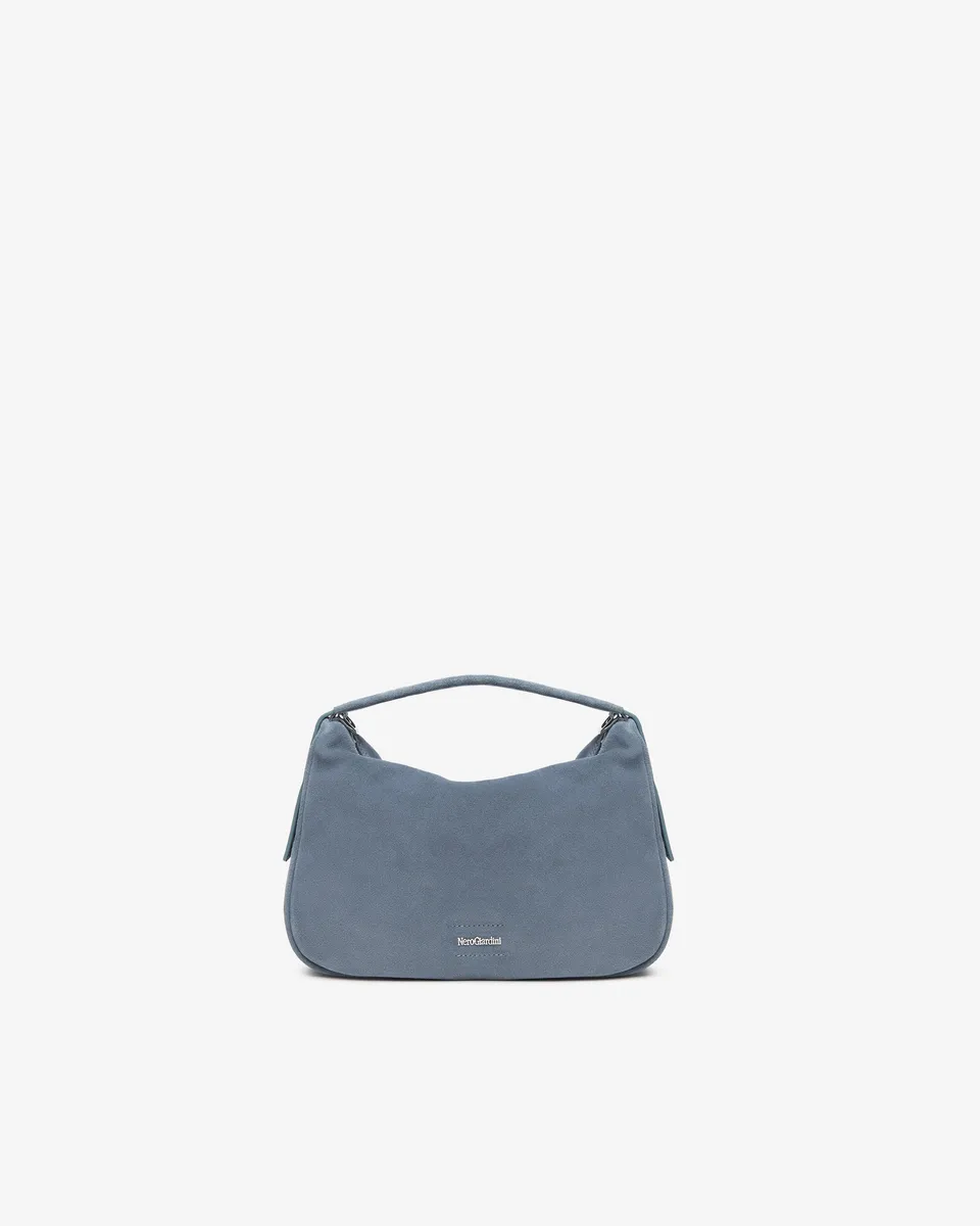 NeroGiardini Sacs besace cuir velours femme Italie
