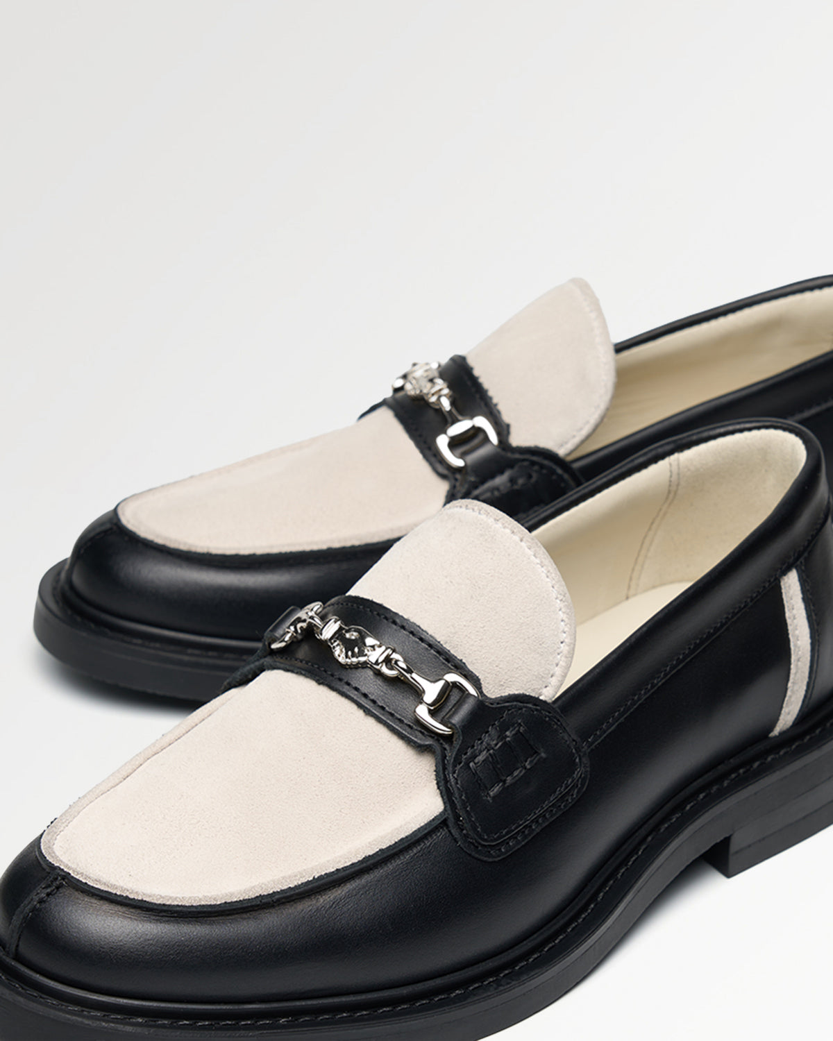 Filling Pieces Loafer Hazy mocassins blanc cassé