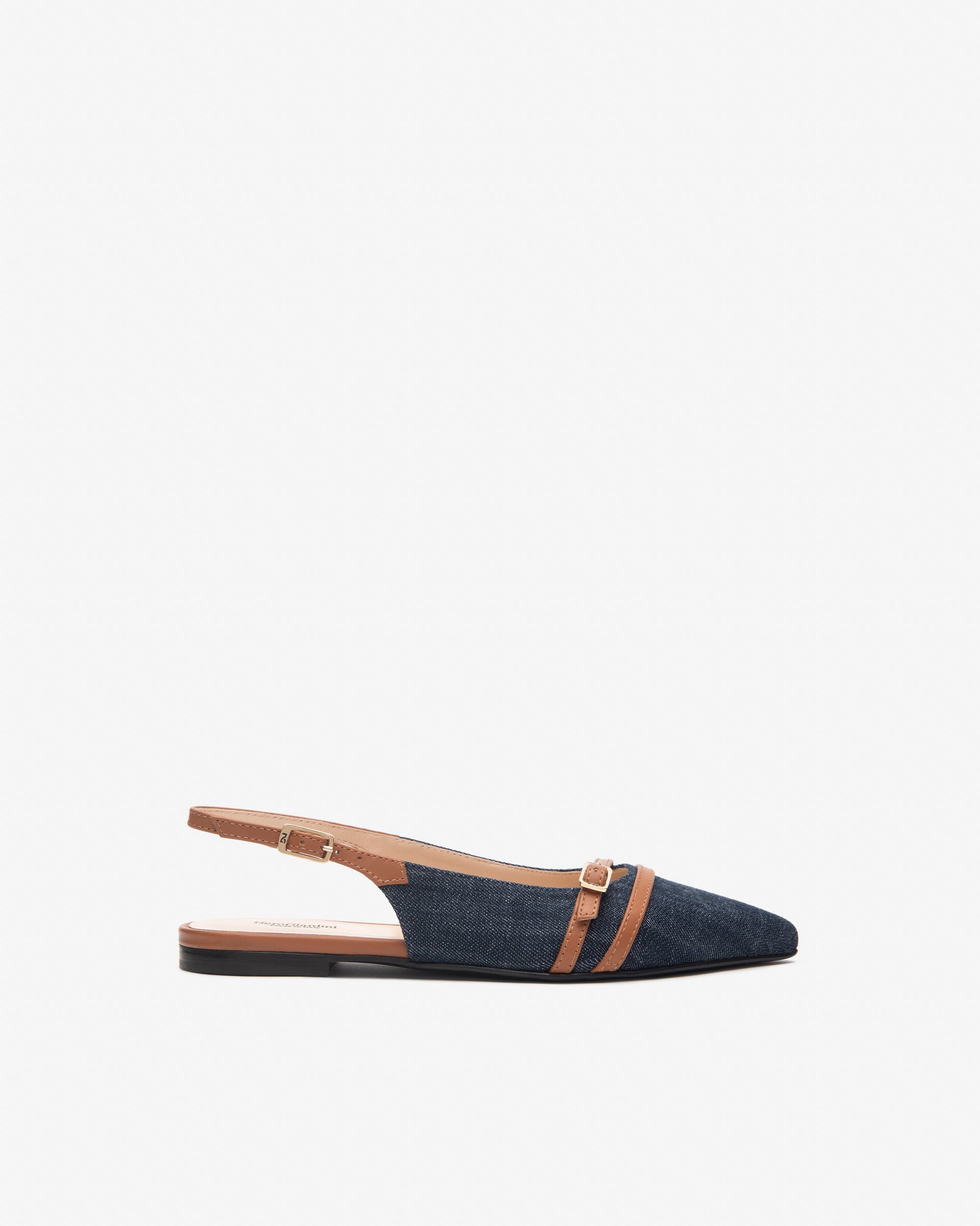NeroGiardini Slingbacks Femme Tissu Cuir Bureau