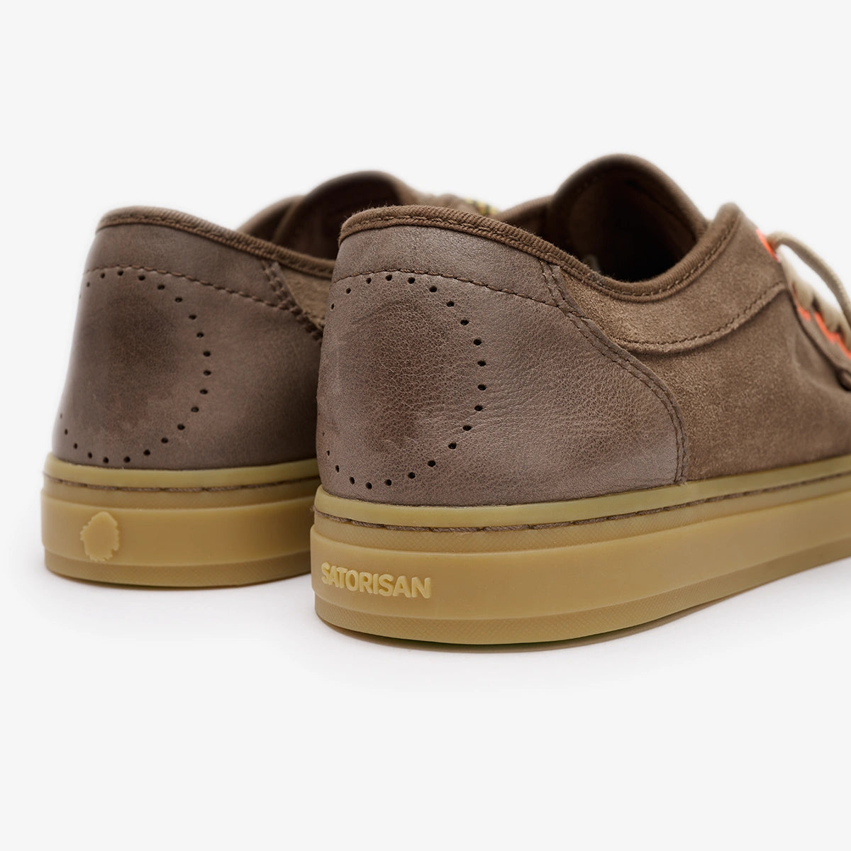 Satorisan Heisei Suede baskets Neutral Natural daim mixte