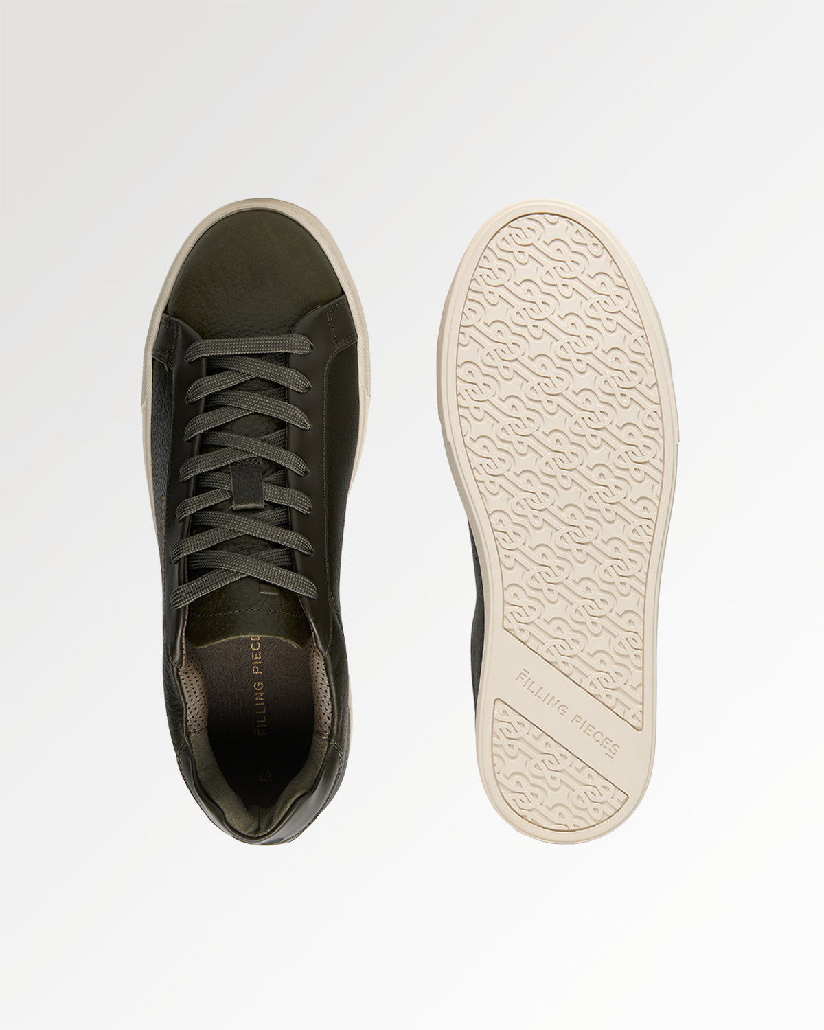 Filling Pieces Tiebreak sneakers cuir vert foncé