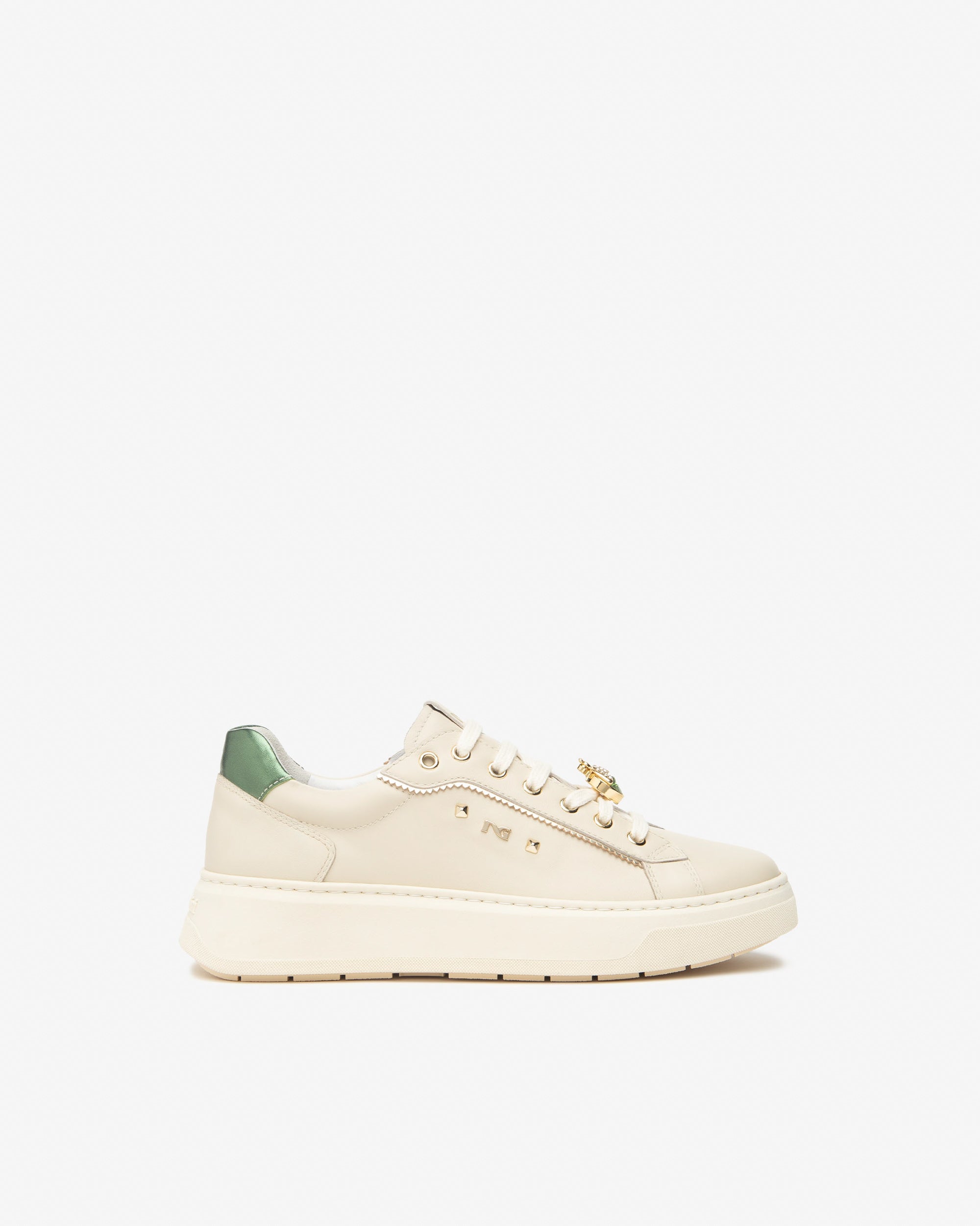 NeroGiardini Sneakers Femme Cuir et Matière Technique 38