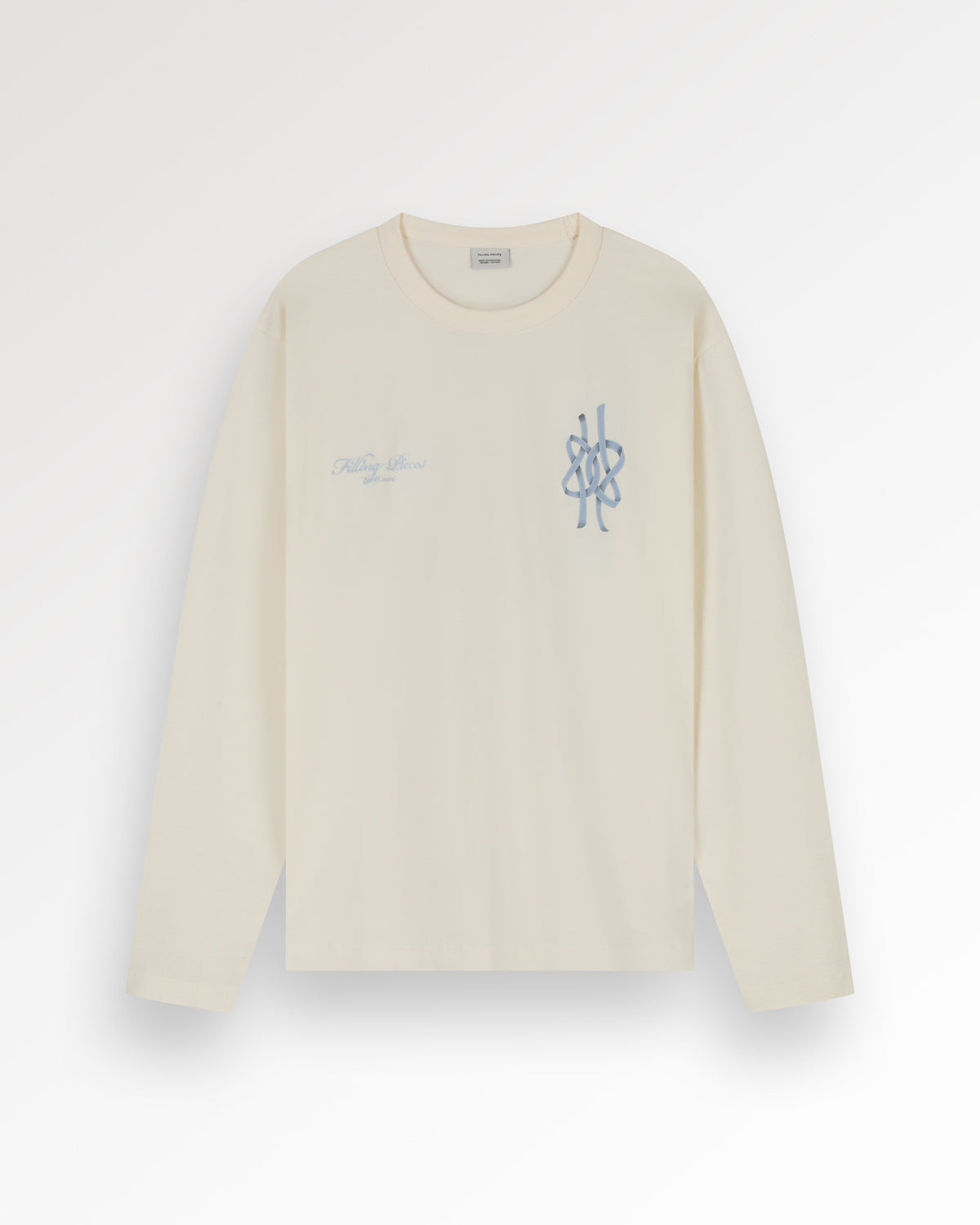Filling Pieces Film Strip longsleeve blanc coton bio