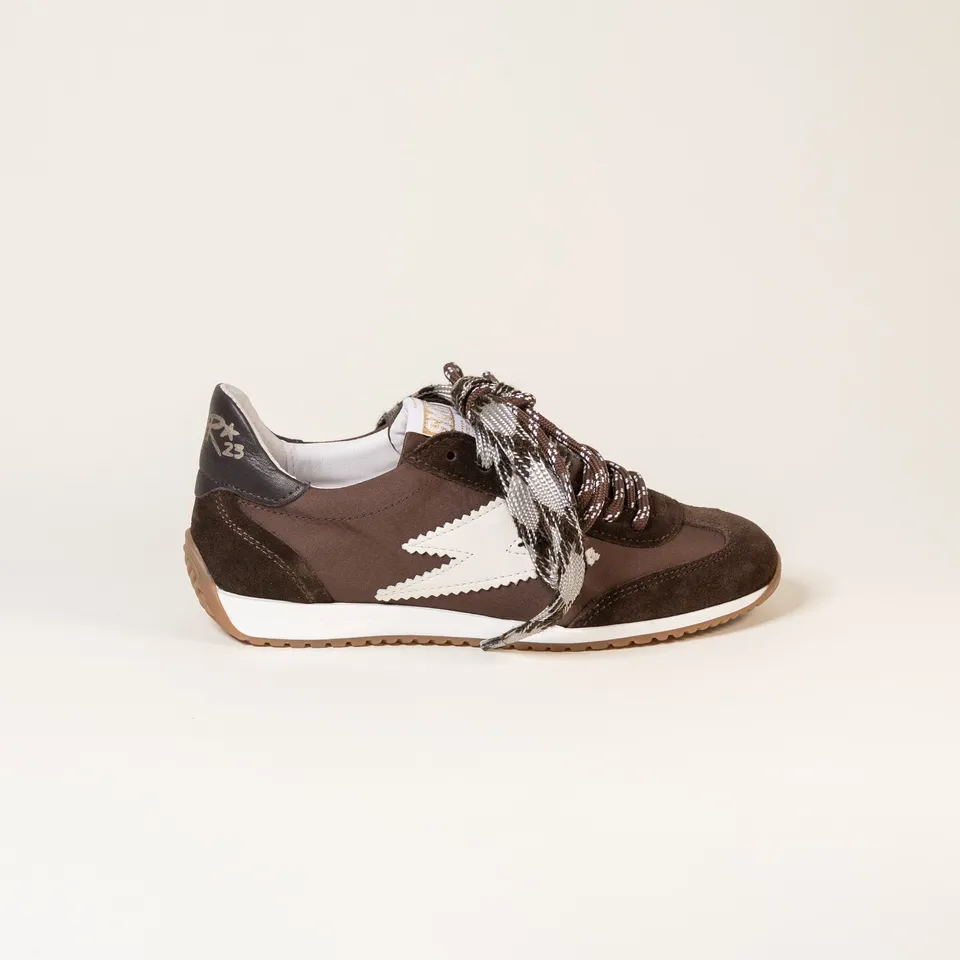 SMR June E278 baskets marron blanc taille 36