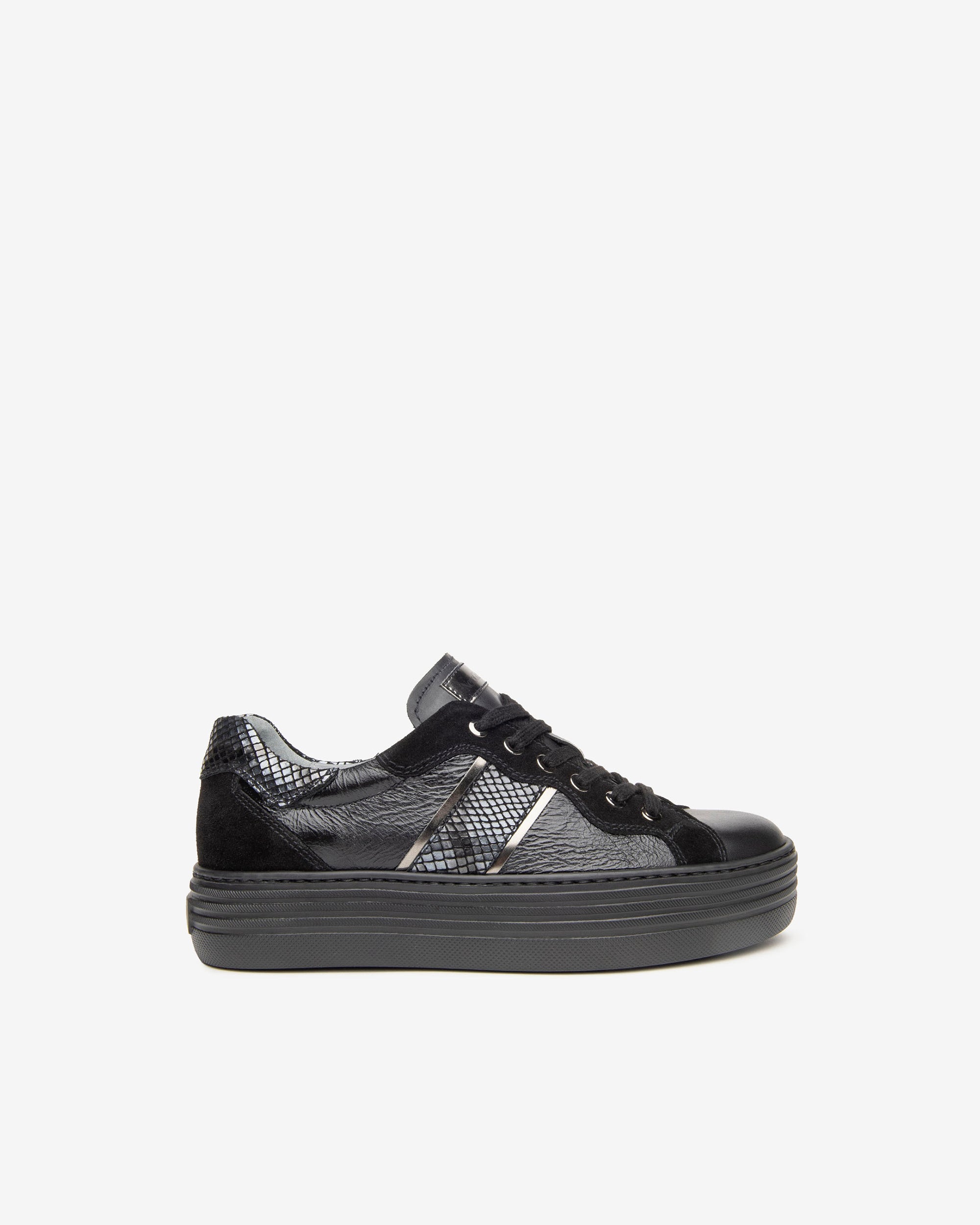 Nerogiardini Sneakers Femme Cuir Velours DryGo Confort