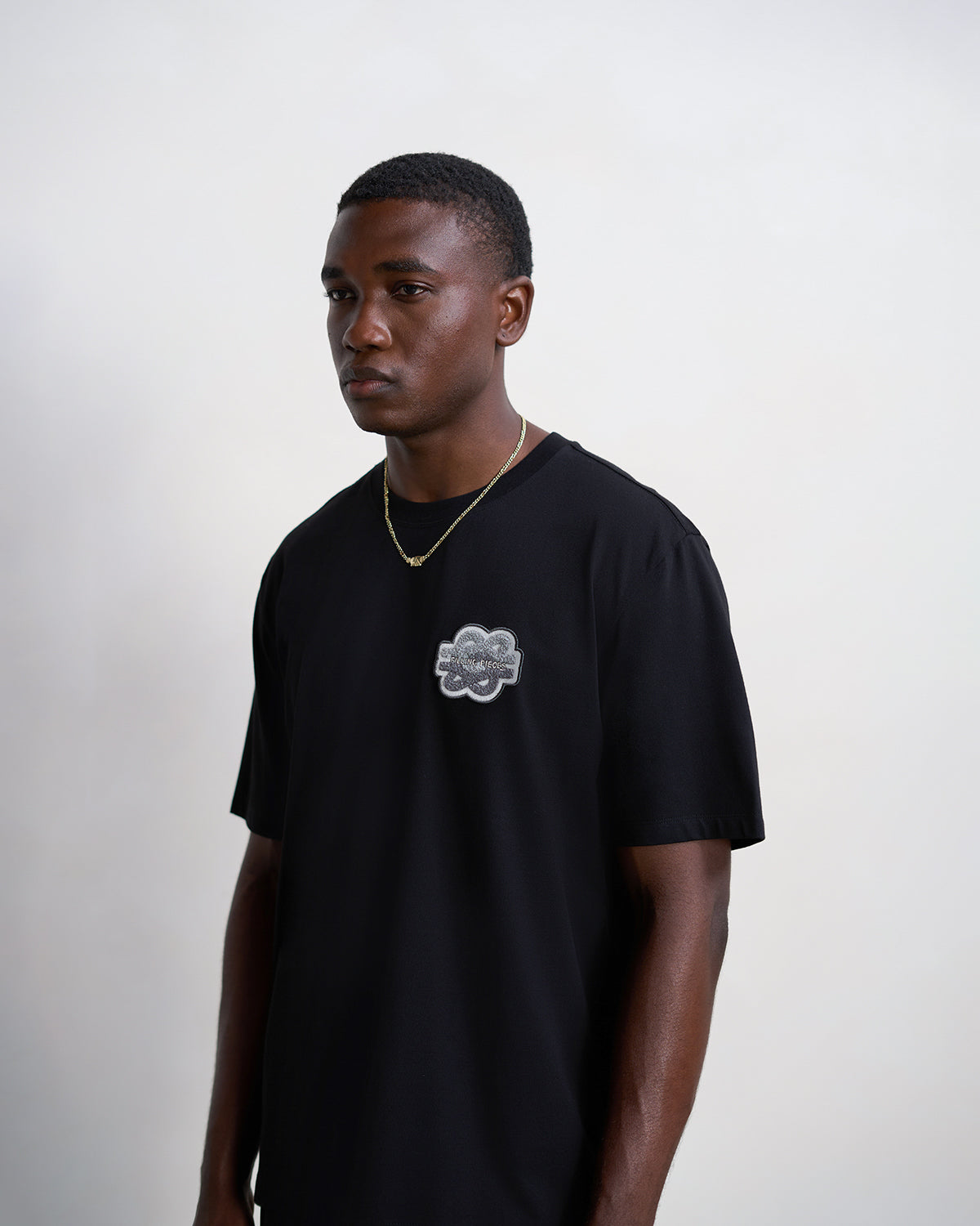 Filling Pieces Gowtu Tonal t-shirt Black coton bio unisexe