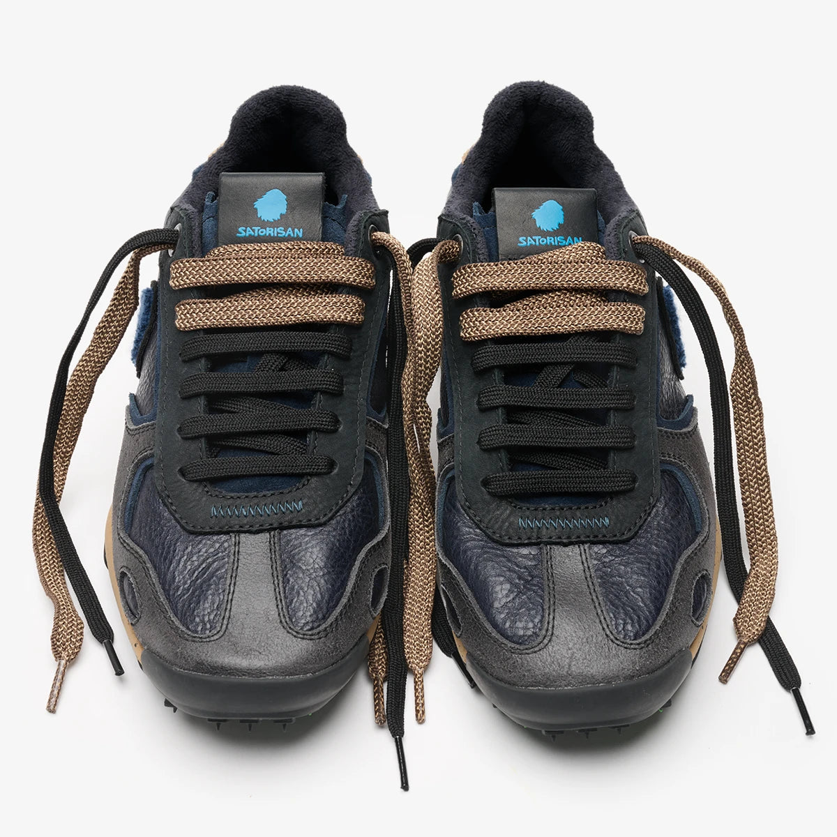 Satorisan Chacrona Premium EVO baskets bleu cuir homme