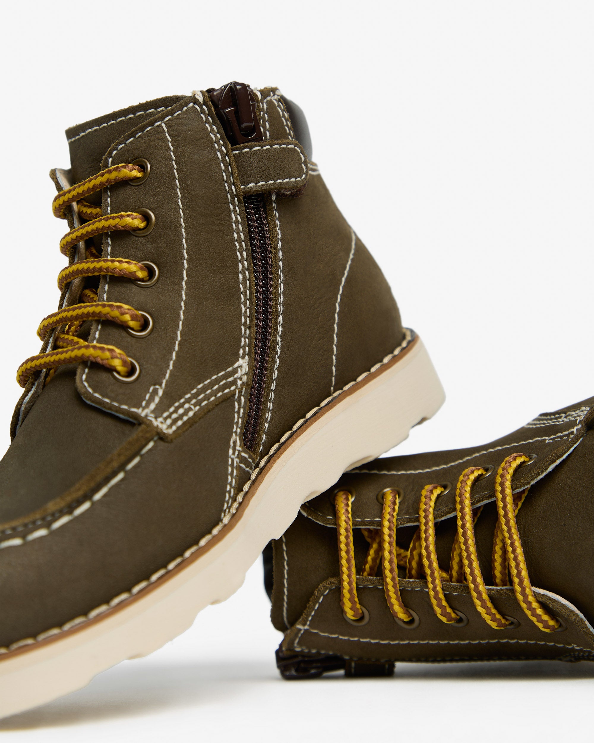 Nerogiardini Bottines Junior Garçon Cuir Zip 28 Outdoor
