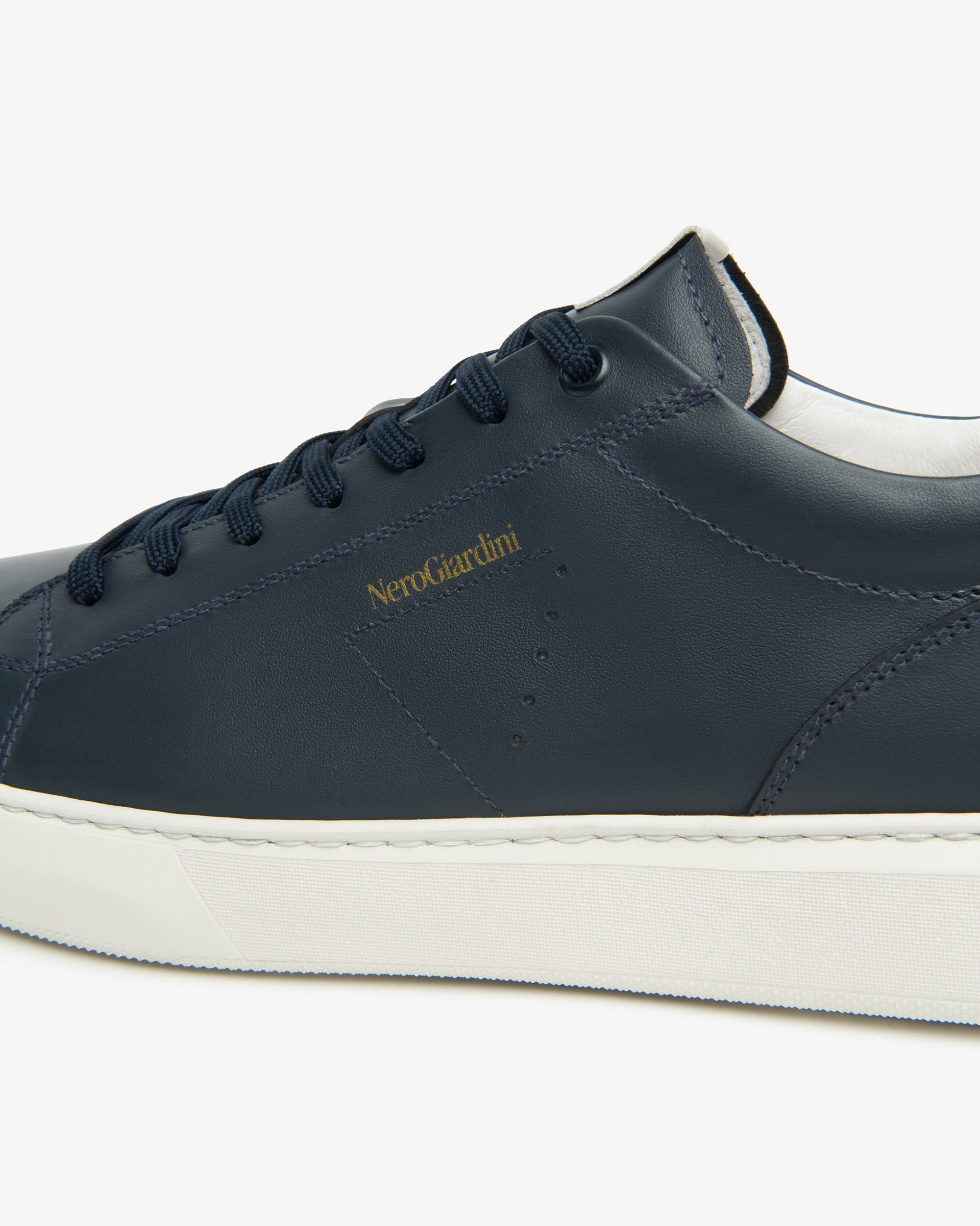NeroGiardini Sneakers Homme en Cuir baskets cuir made in Italy