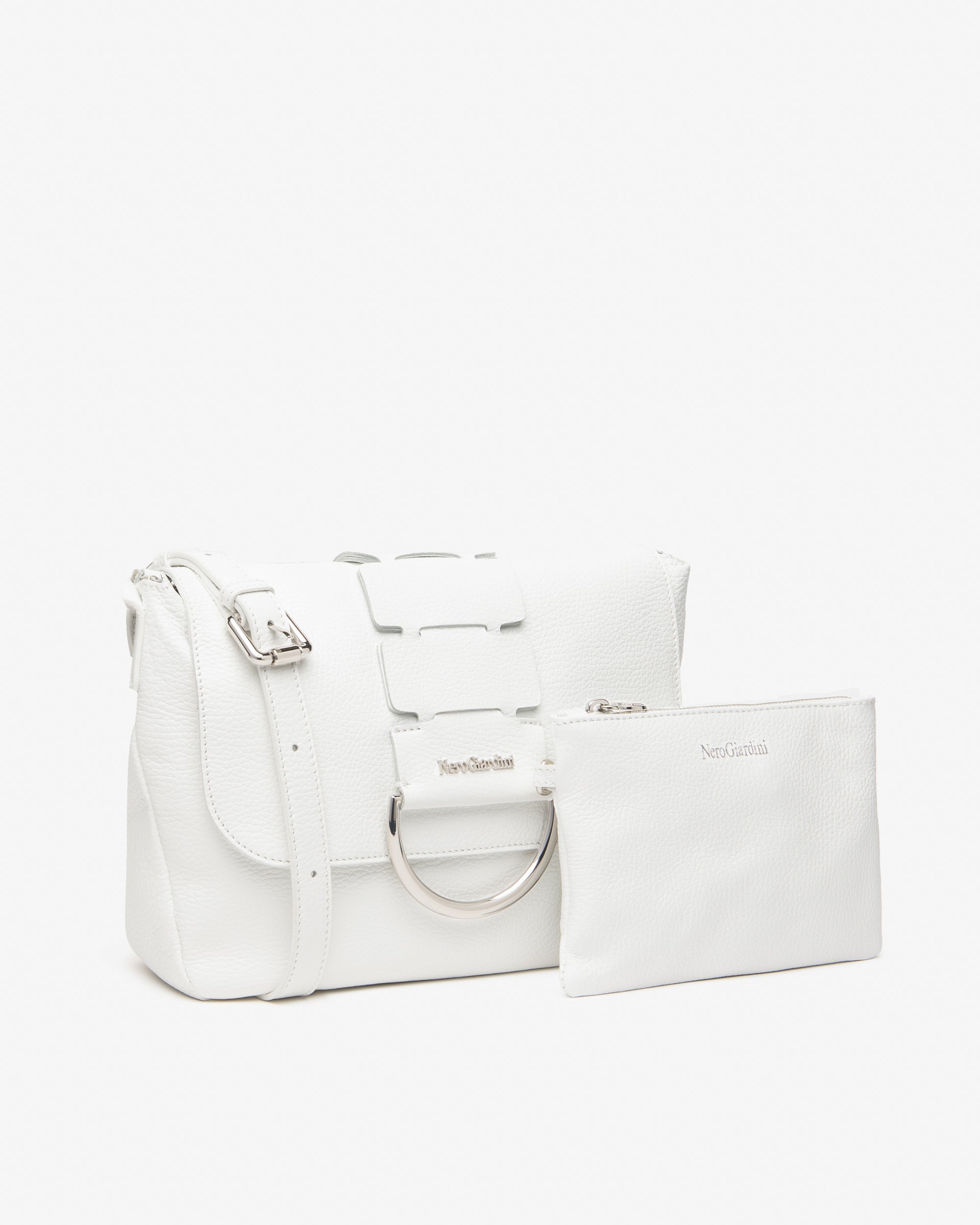NeroGiardini Sac Bandoulière Cuir Femme Italien