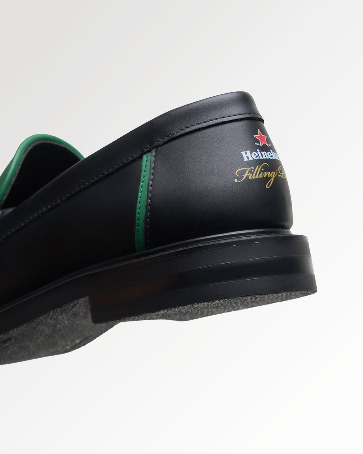 Filling Pieces Loafer Heineken Nappa Green mocassin vert cuir