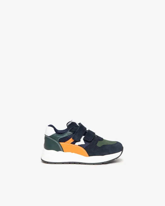 Nerogiardini Sneakers Kids Garçon Cuir Velours Baskets Automne