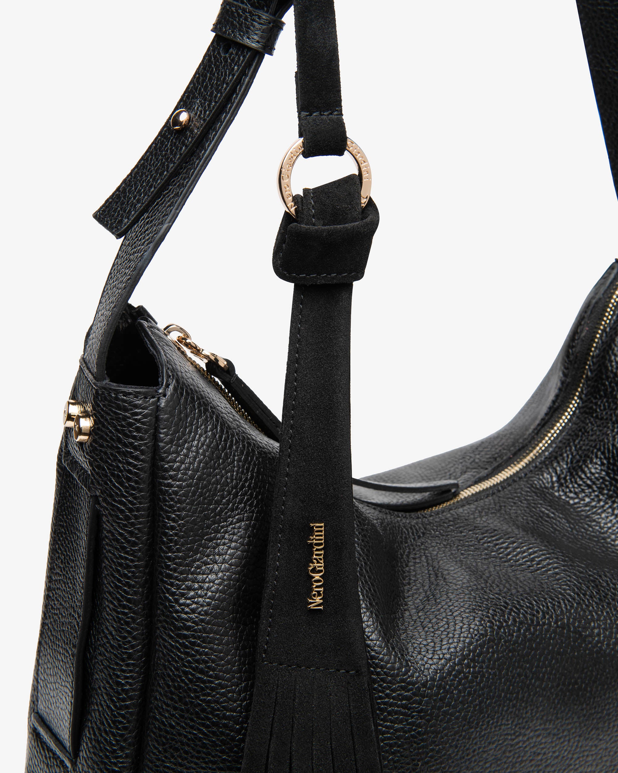 NeroGiardini Sacs Besace Femme Cuir Hobo