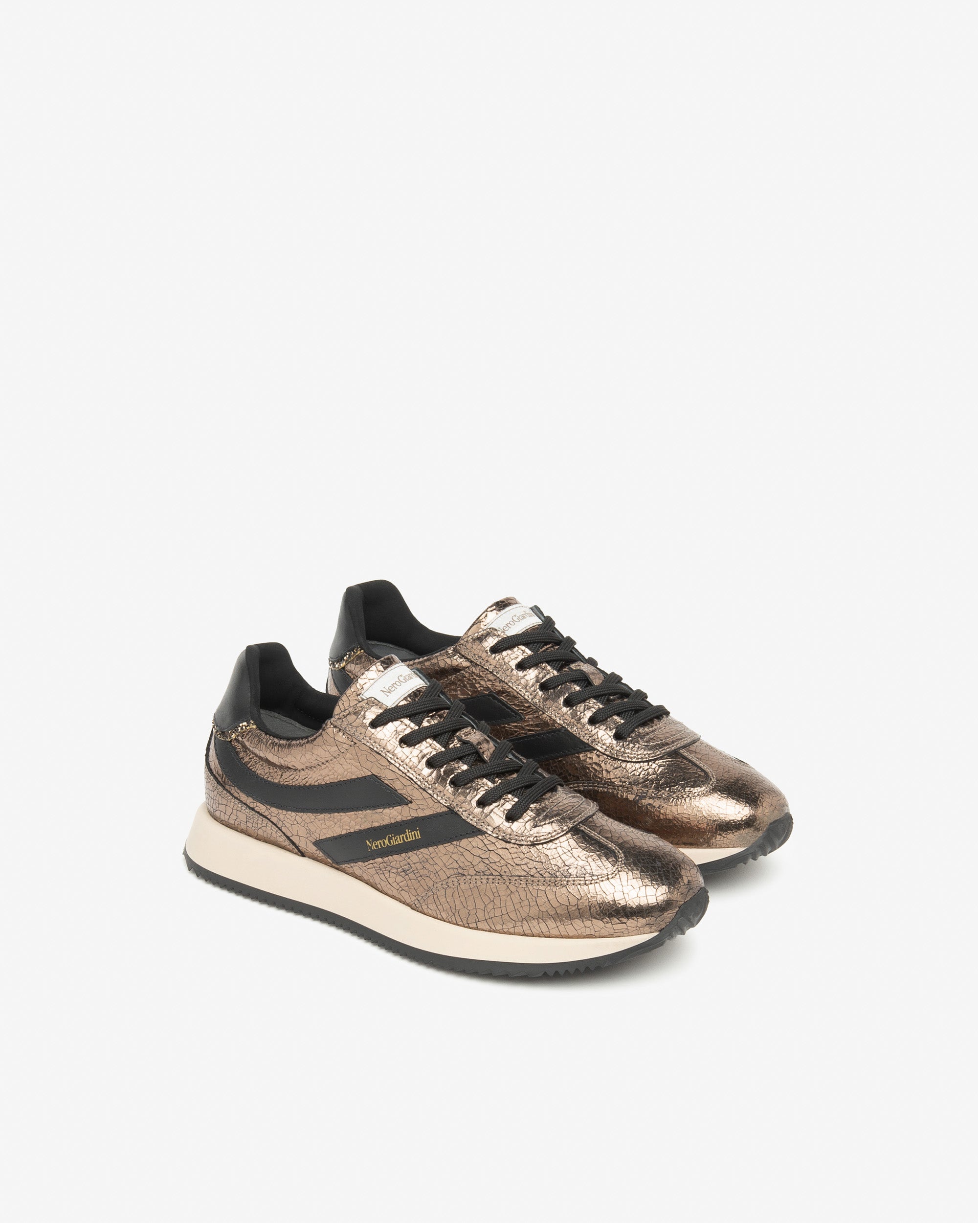 NeroGiardini Sneakers Femme Cuir 35-41 Semelle Memory