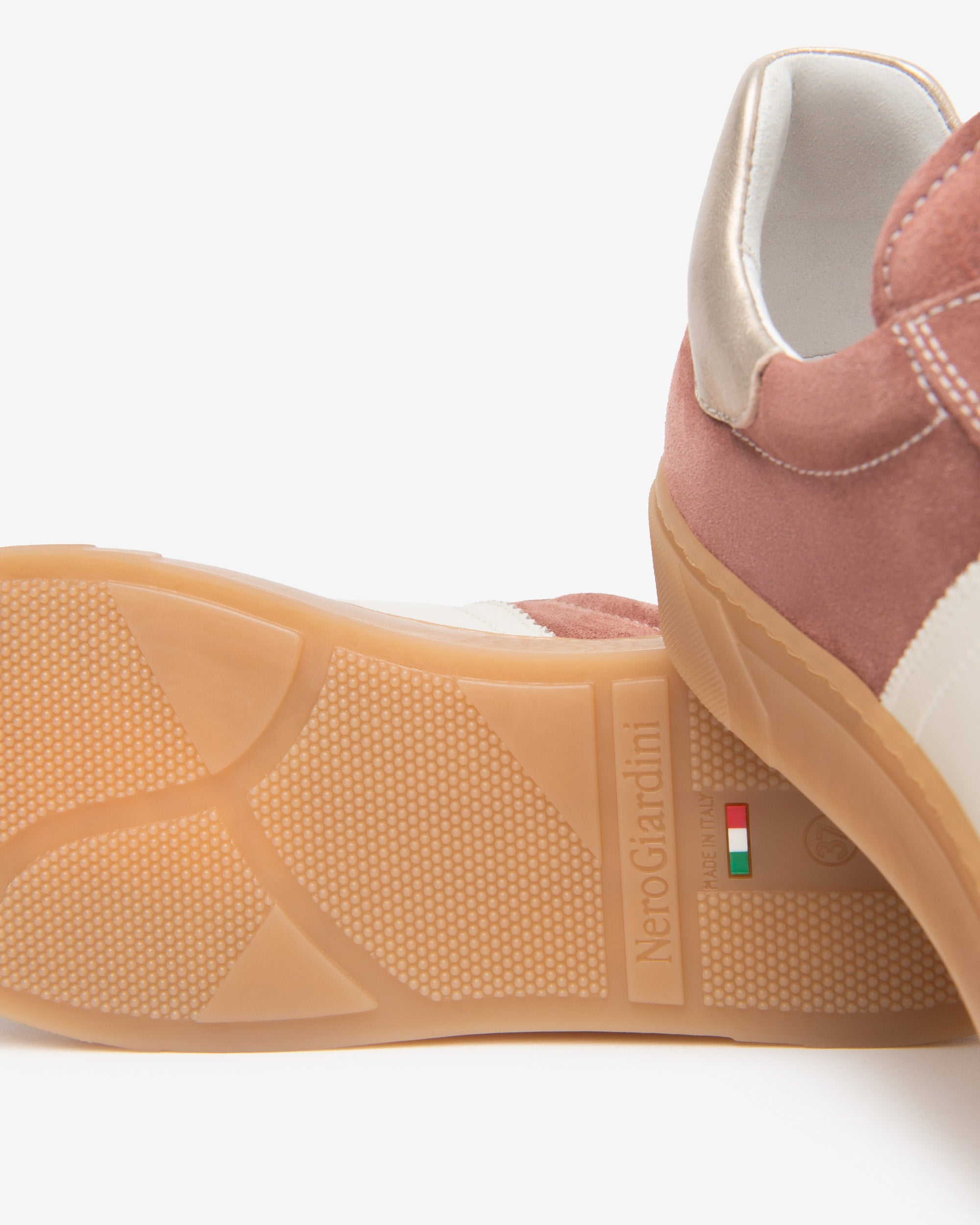 NeroGiardini Sneakers Femme Cuir Velours Été Confort