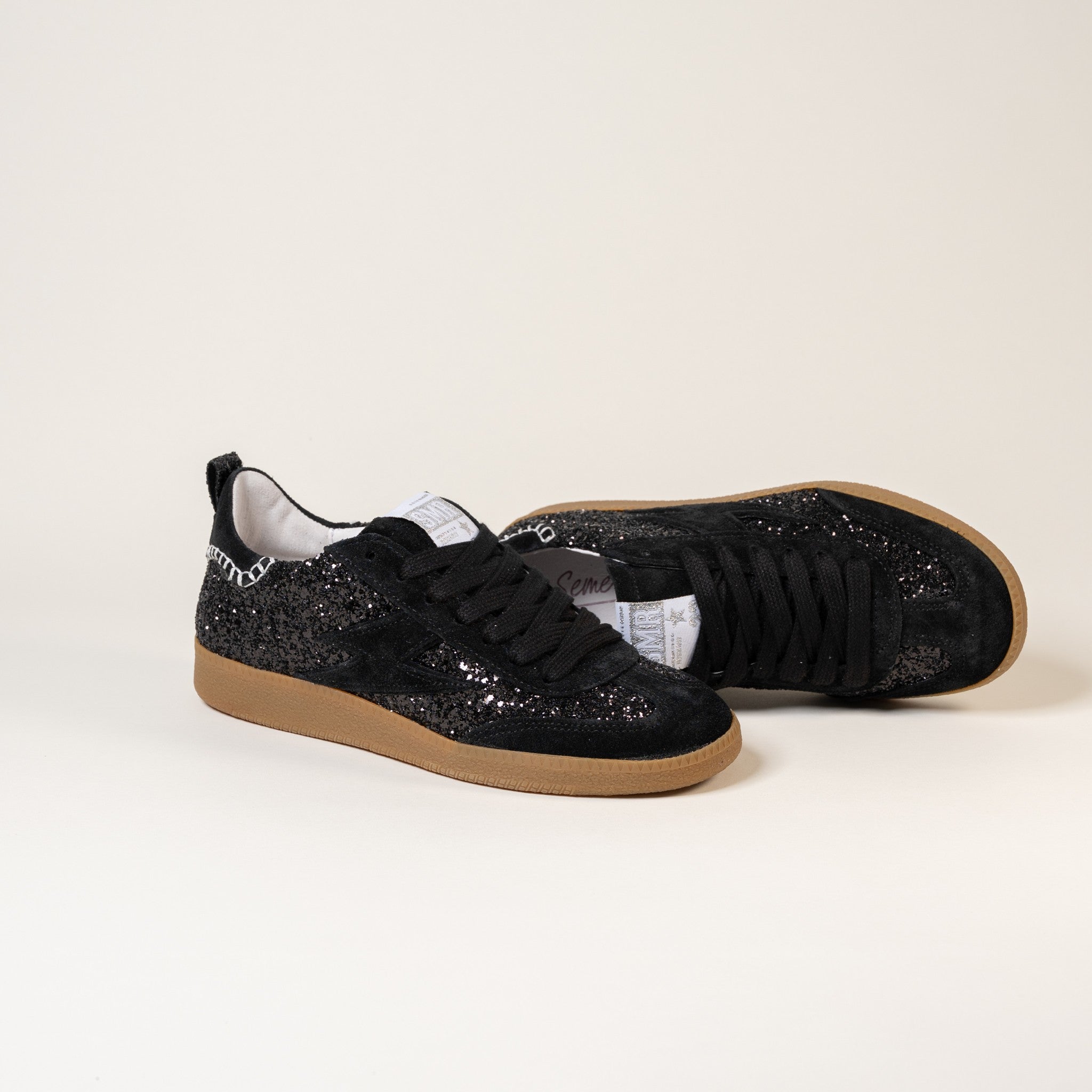 SMR Kayla E110 baskets glitter noir