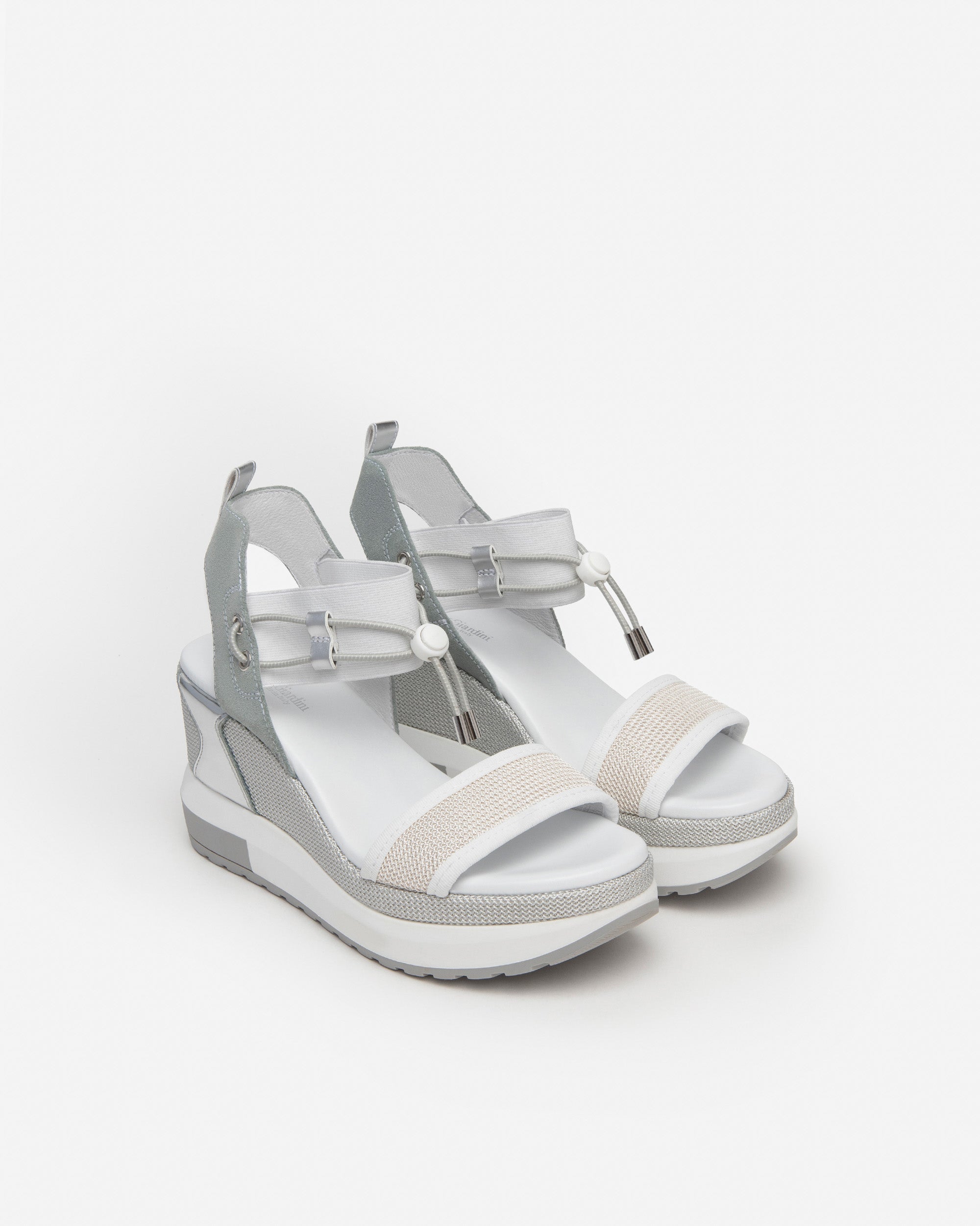 NeroGiardini Sandales Femme Daim Cuir Toile Été