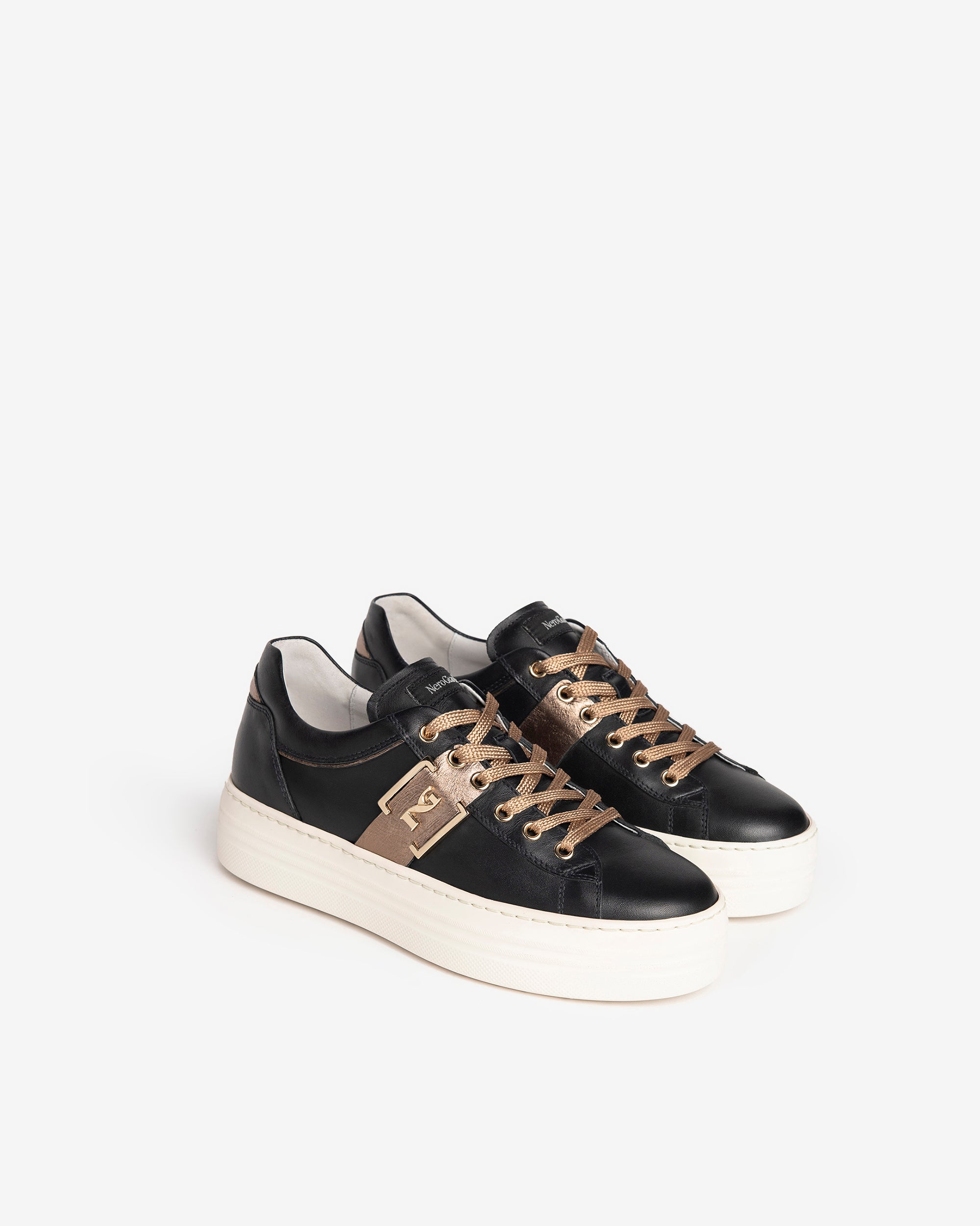 NeroGiardini Sneakers Femme Cuir DryGo Confort Ville
