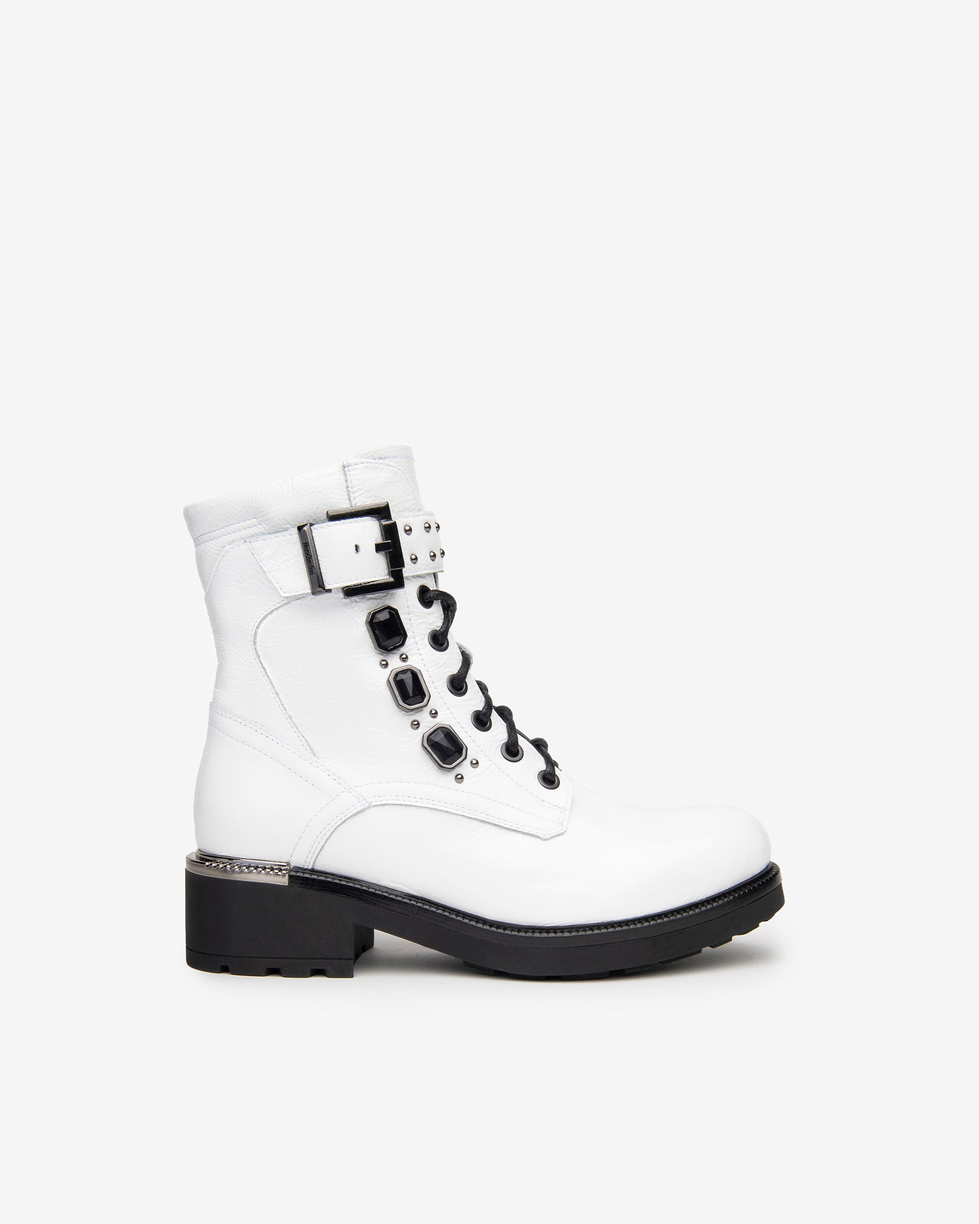 Nerogiardini Bottines Motardes Femme Vernis Pointure 38