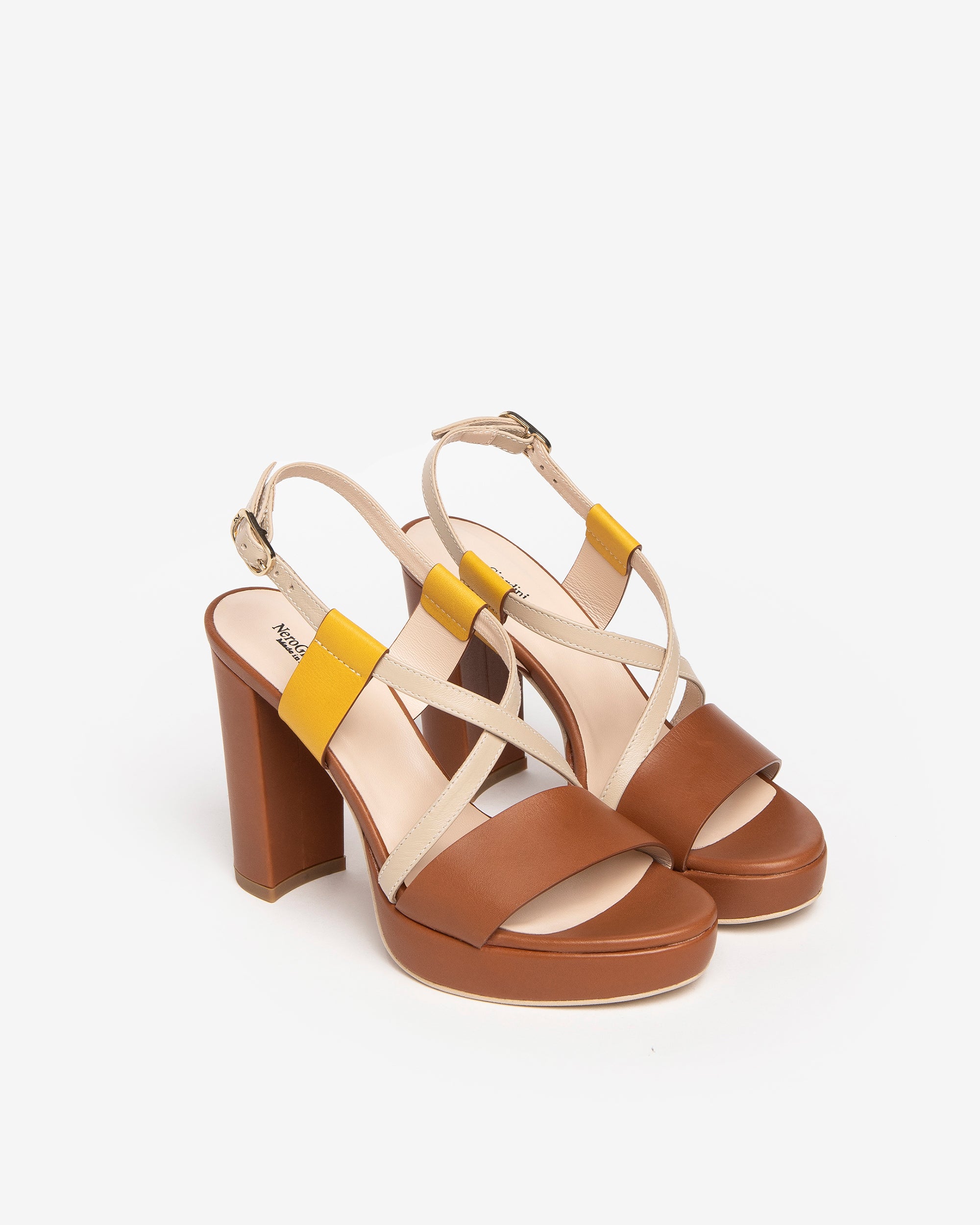 NeroGiardini Sandales Femme Cuir Confort Été