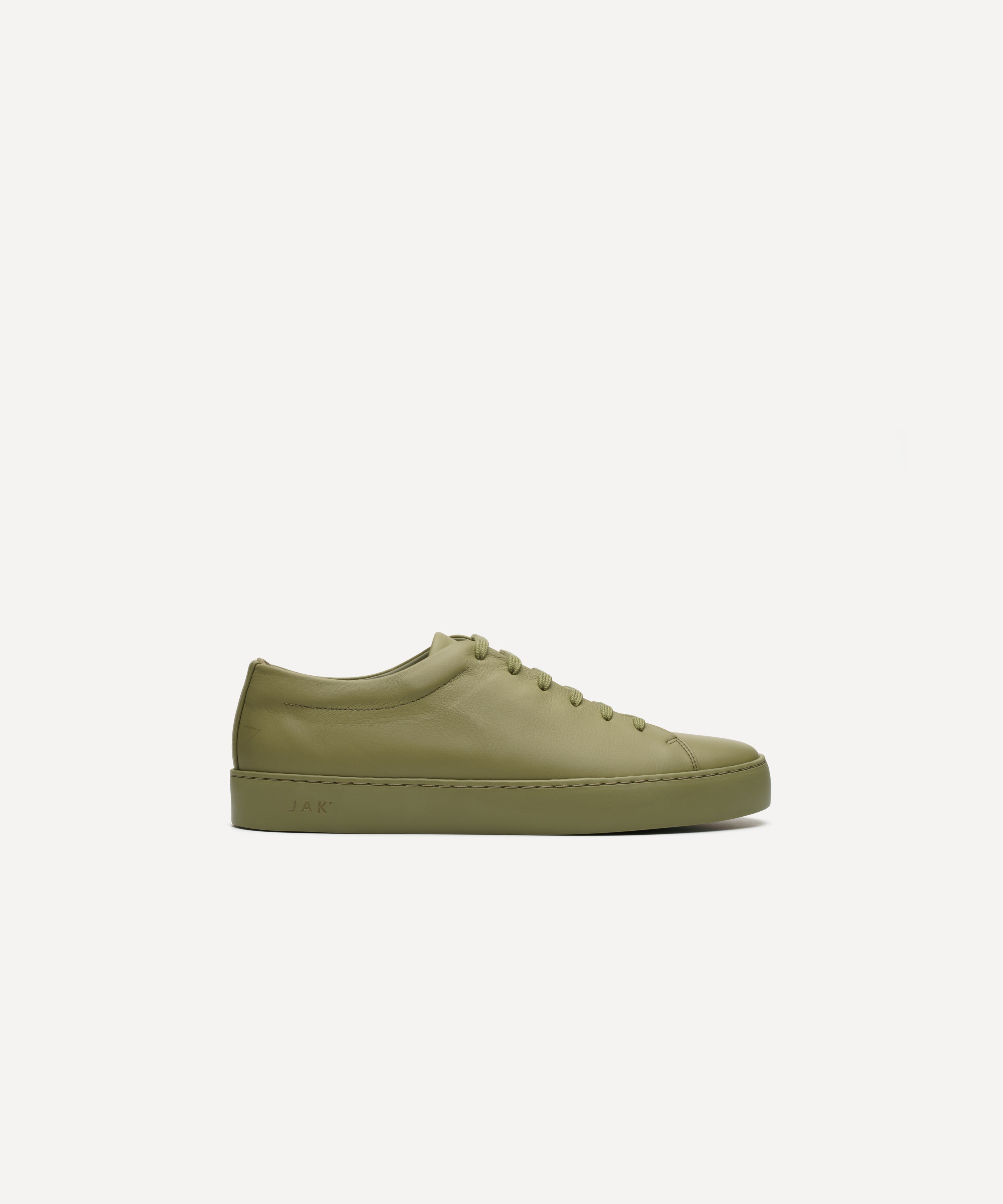 JAK Royal Sage Green sneakers cuir vert