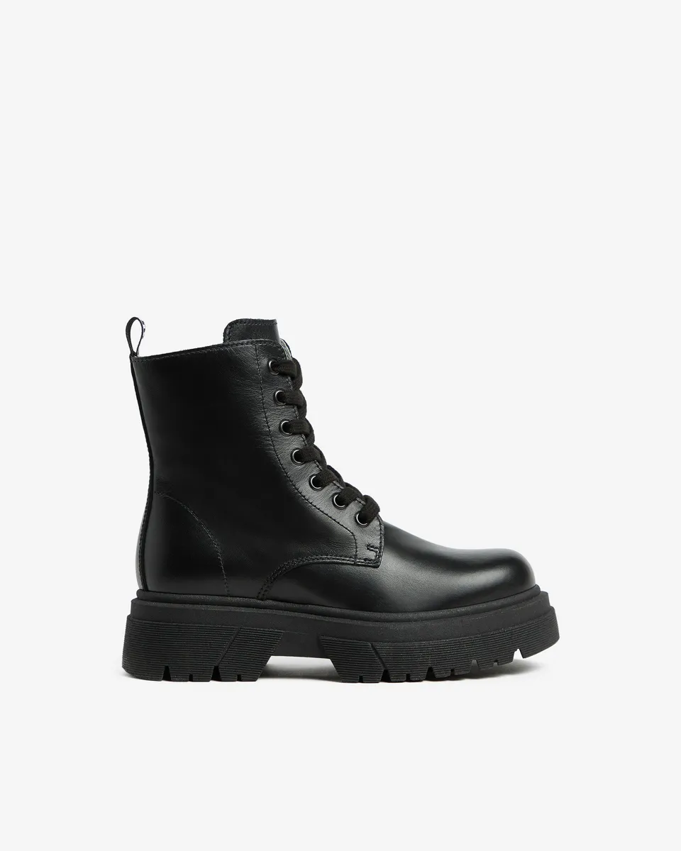 NeroGiardini Bottines Motardes Teen Fille Cuir Légères