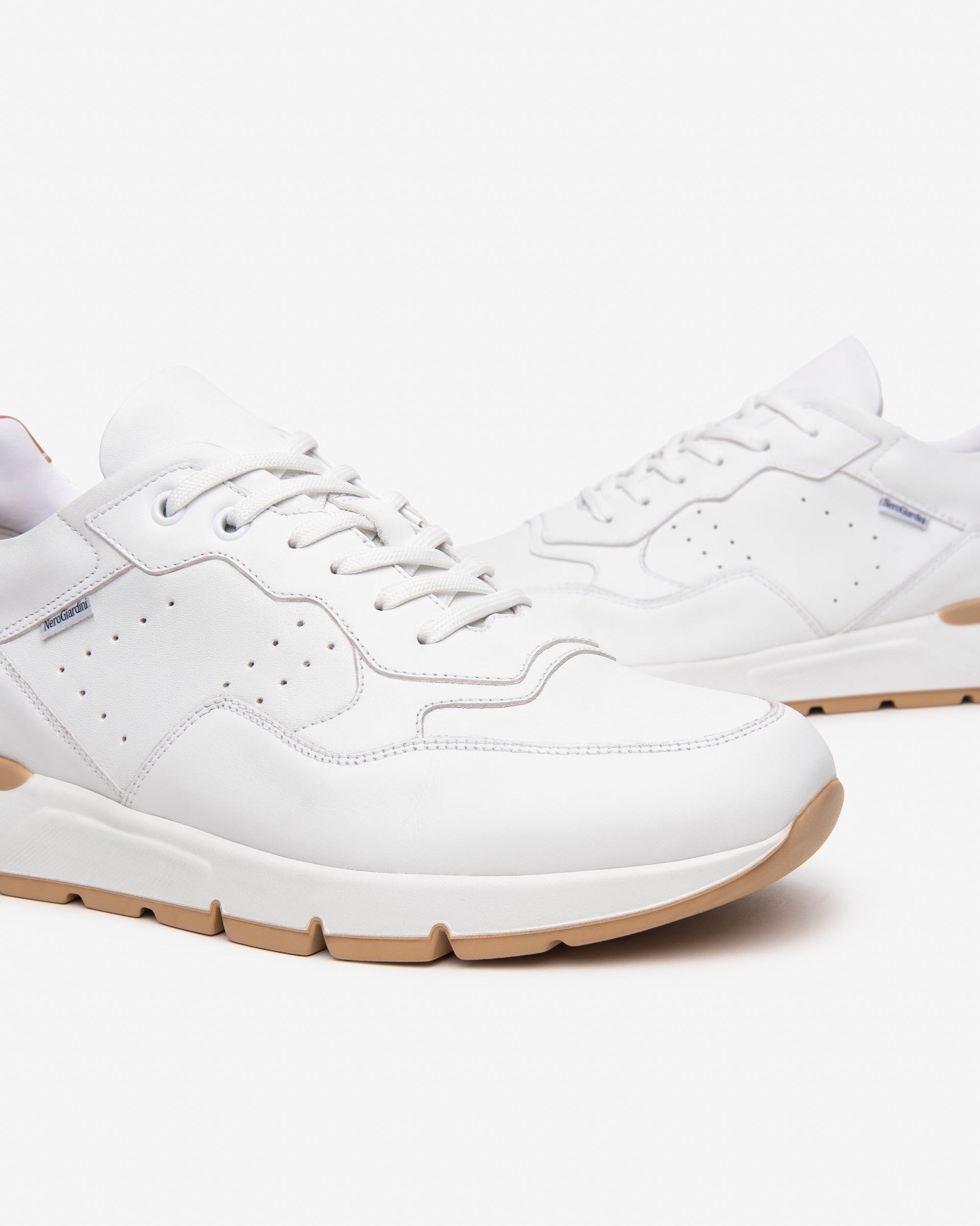 NeroGiardini Sneakers Homme Cuir Baskets Ville Été