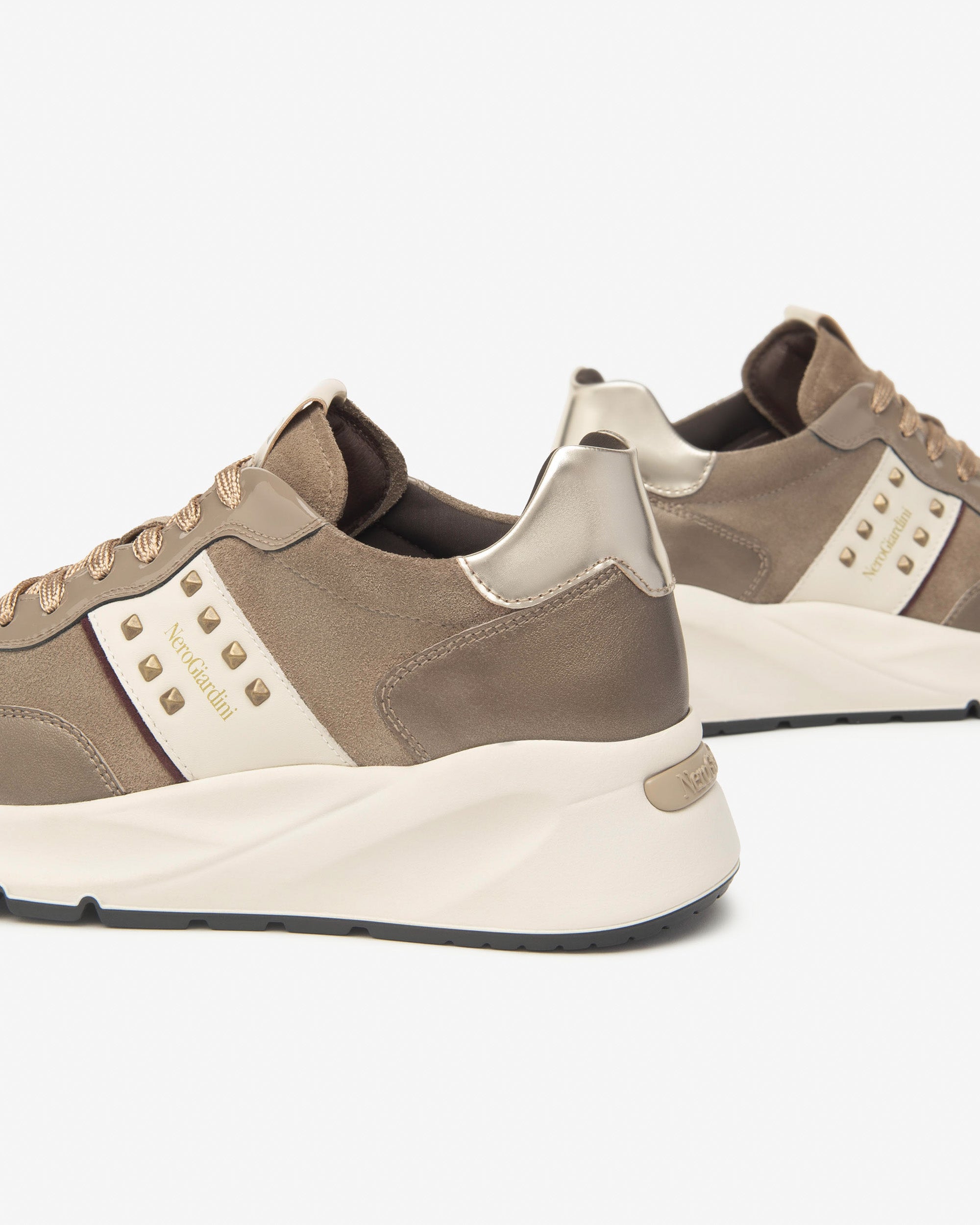 Nerogiardini Sneakers cuir velours femme pointure 38
