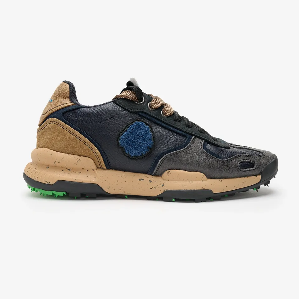 Satorisan Chacrona Premium EVO baskets bleu cuir homme
