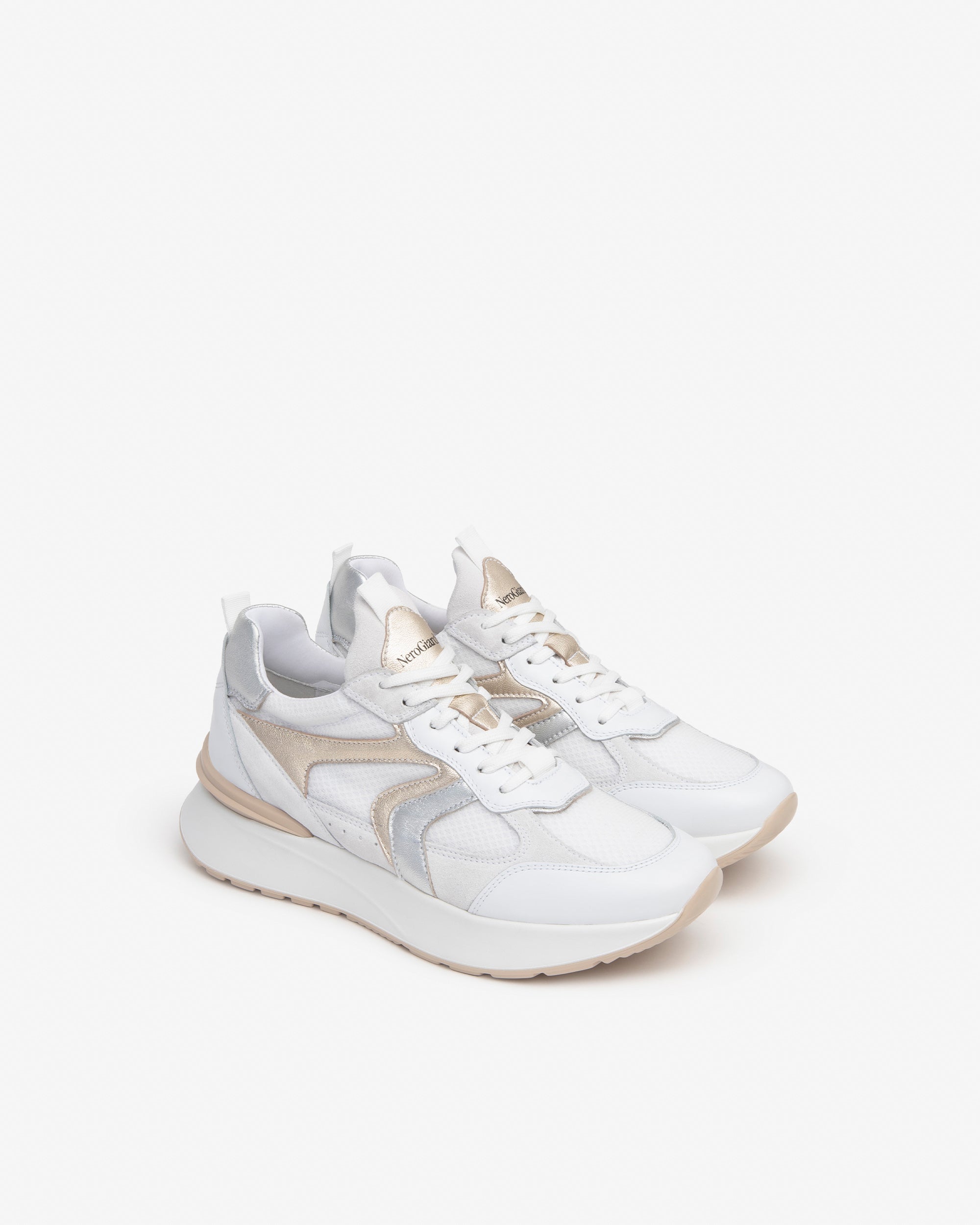 NeroGiardini Sneakers Femme Cuir Daim Toile 38 Été