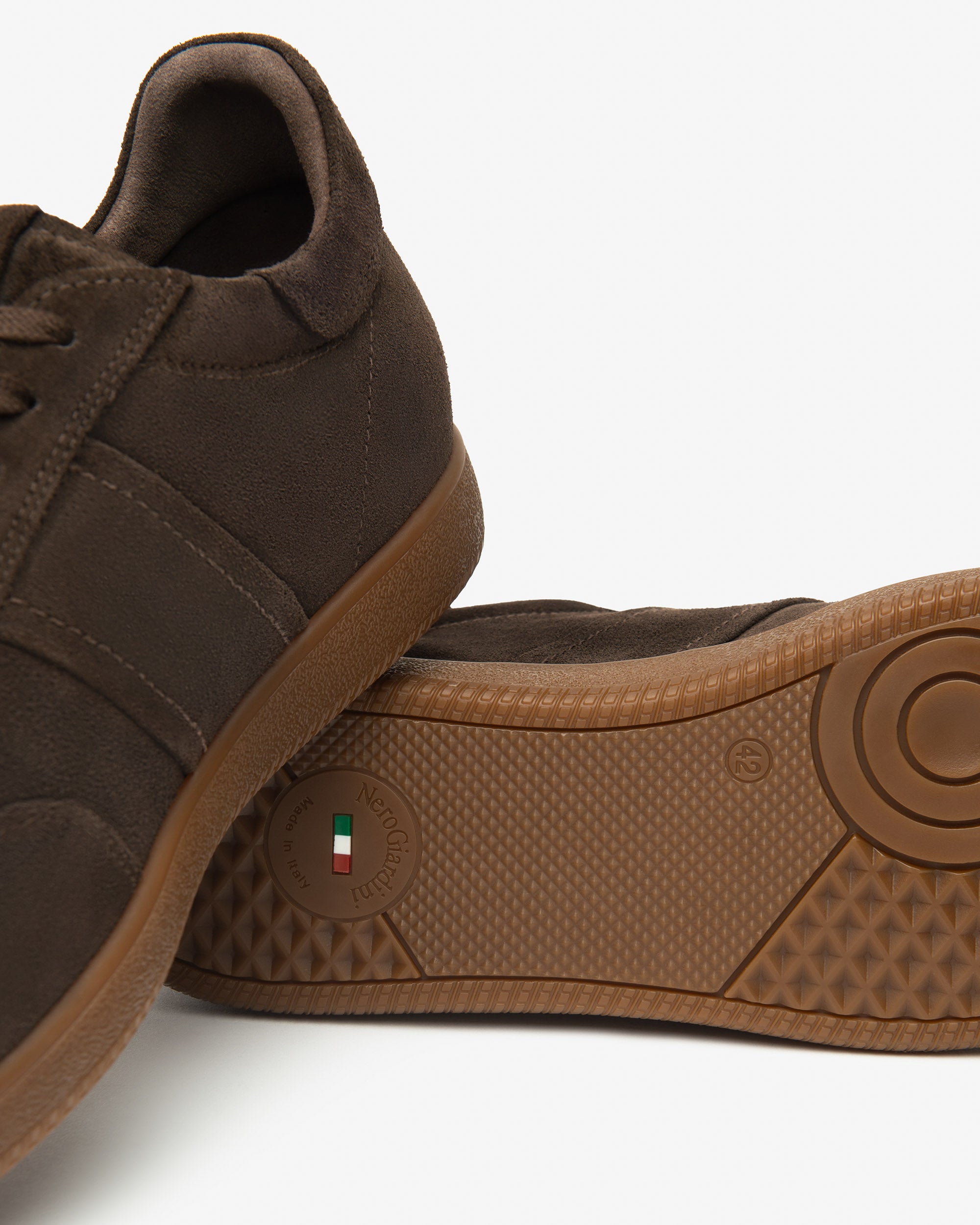 NeroGiardini Sneakers Homme Cuir Velours Italie