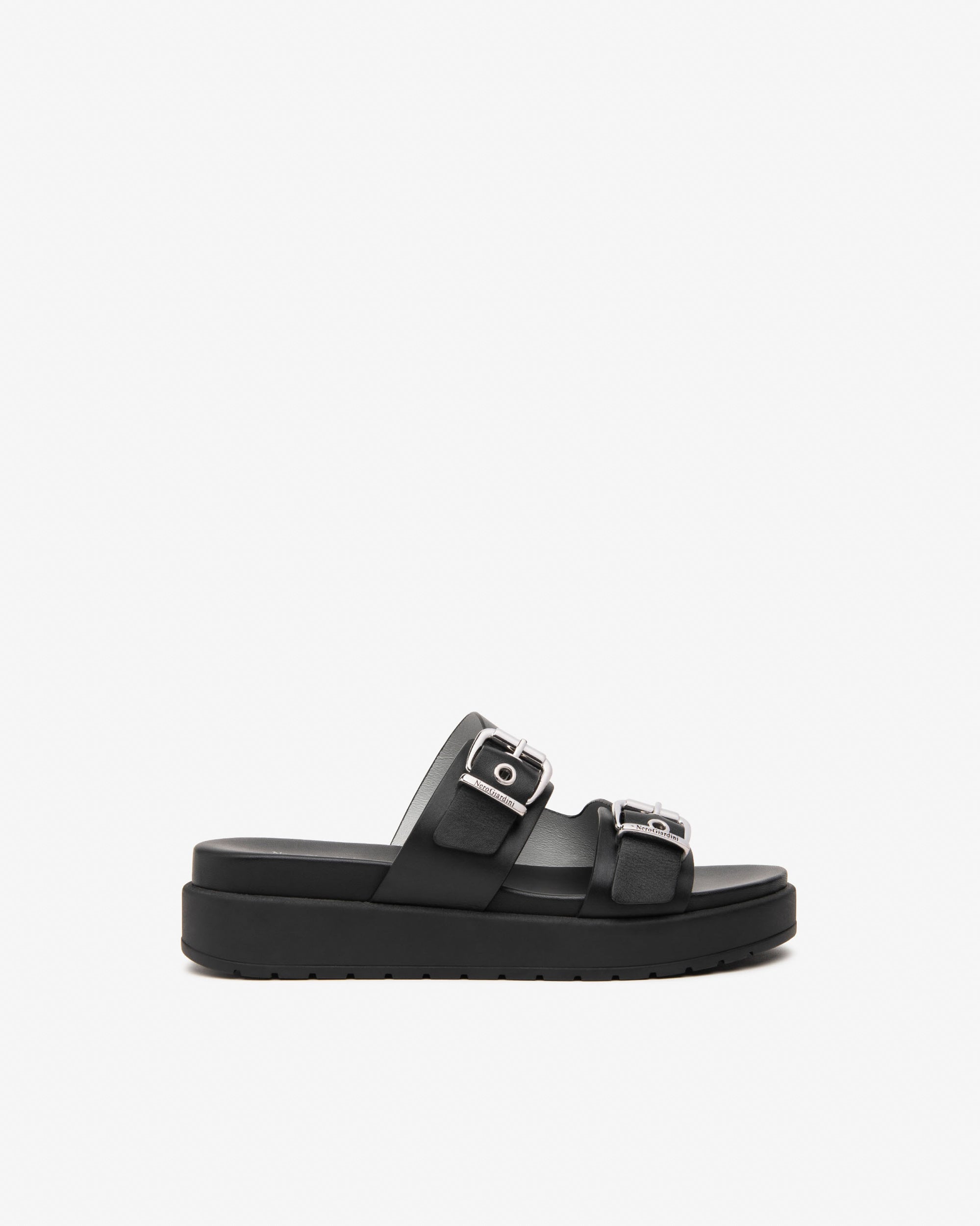 NeroGiardini Mules Femme en Cuir Confort Quotidien