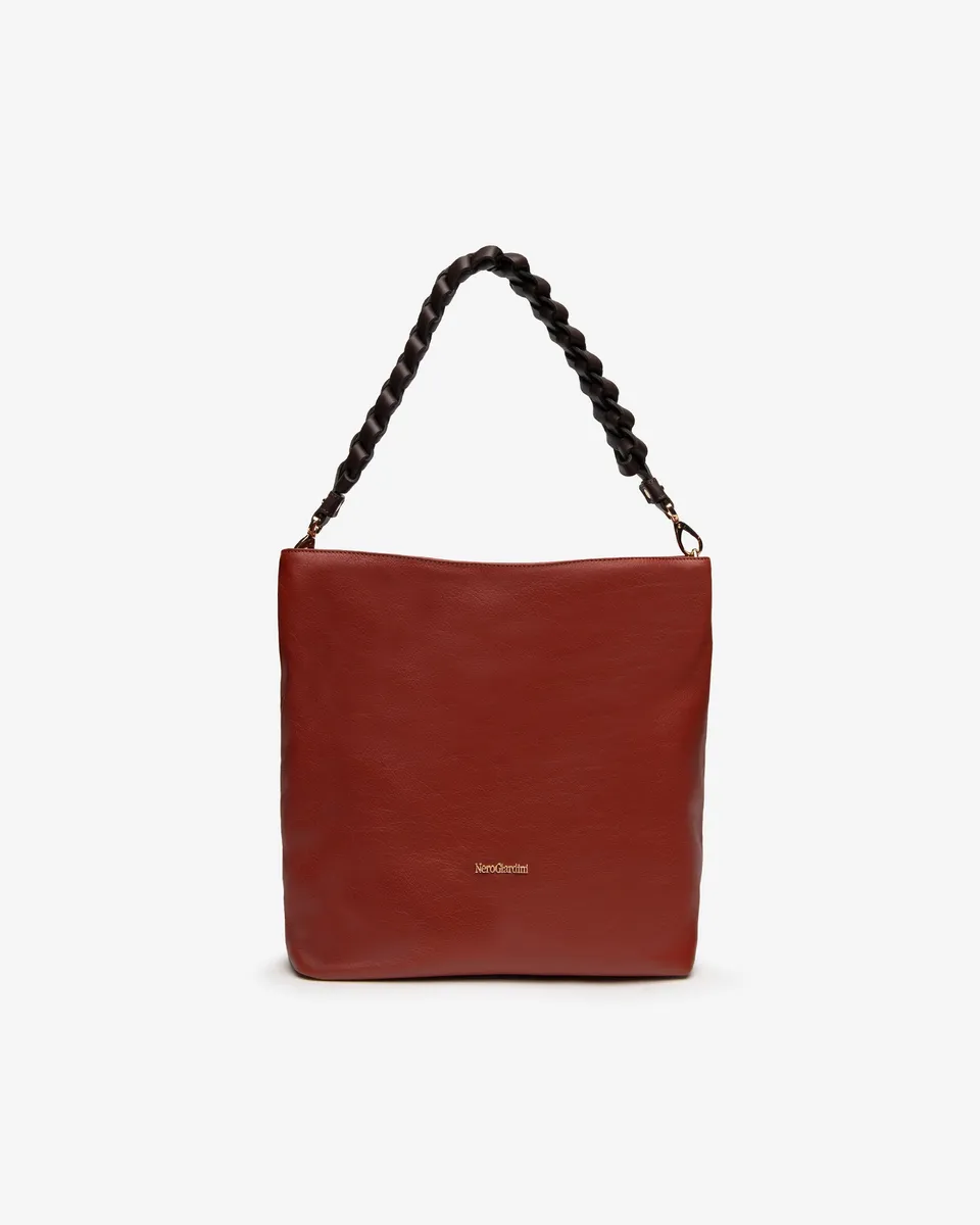 NeroGiardini Sac Épaule Femme Cuir souple bandoulière