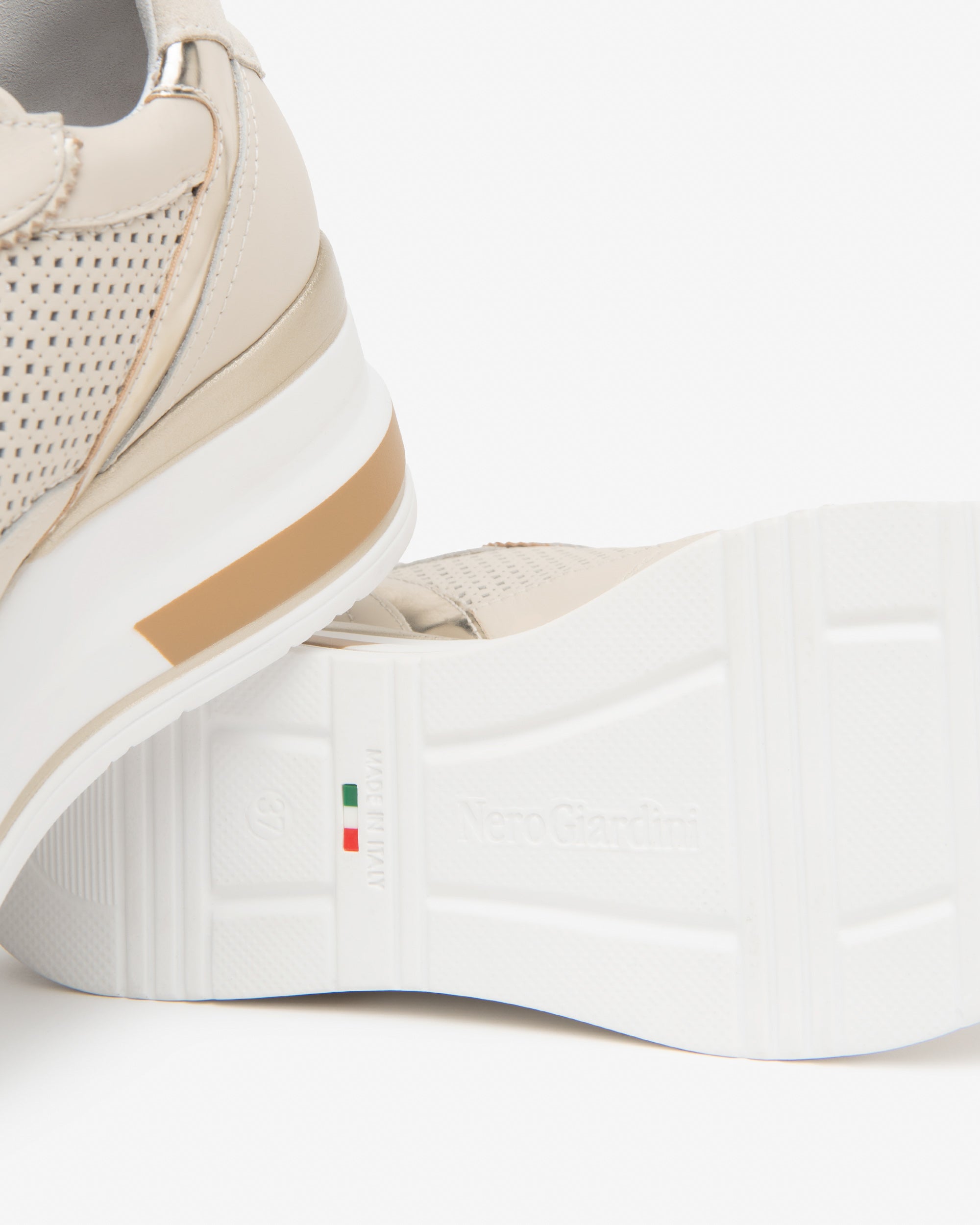 NeroGiardini Sneakers Femme Cuir Technique Été